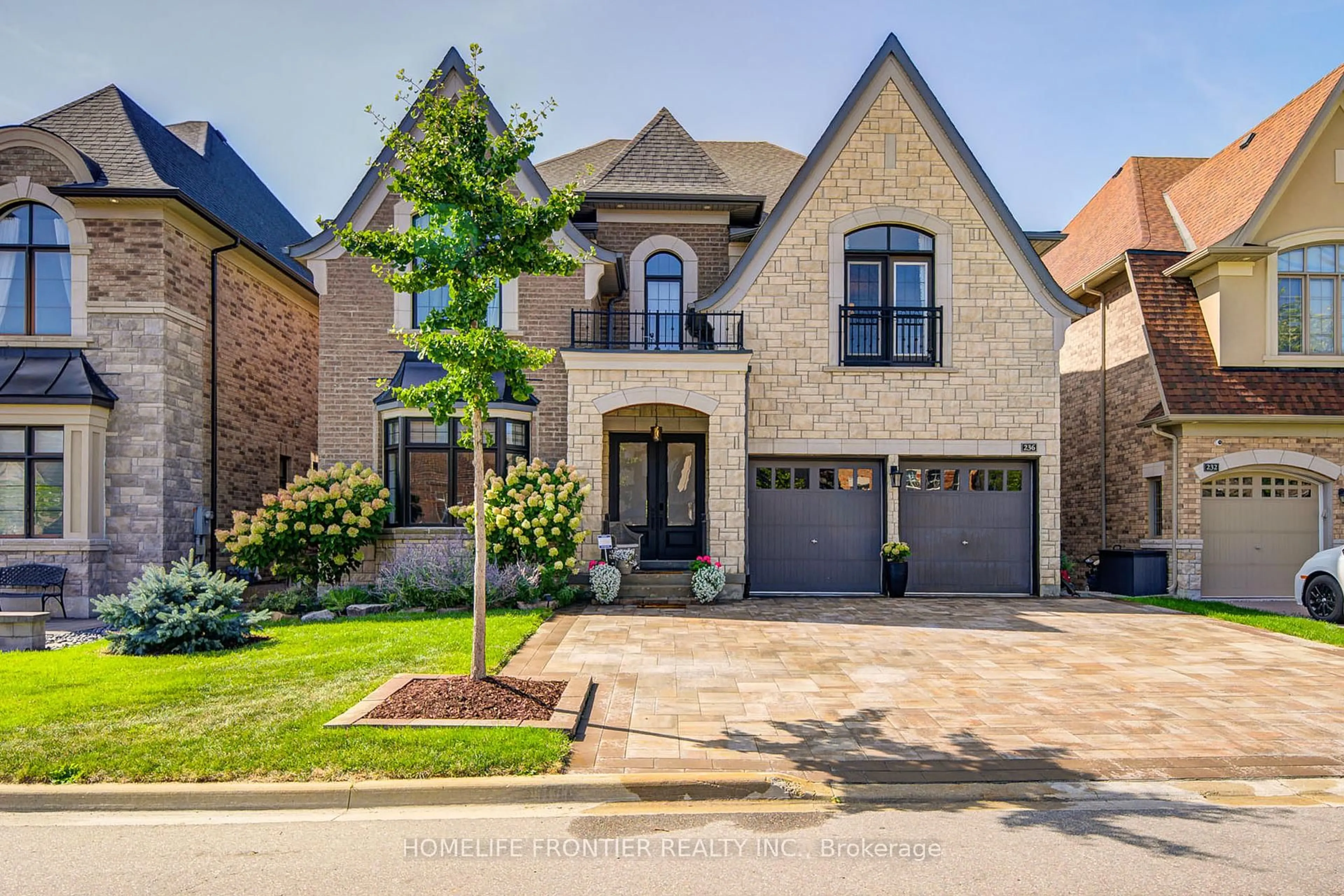 Home with brick exterior material, street for 236 Farrell Rd, Vaughan Ontario L6A 4W5