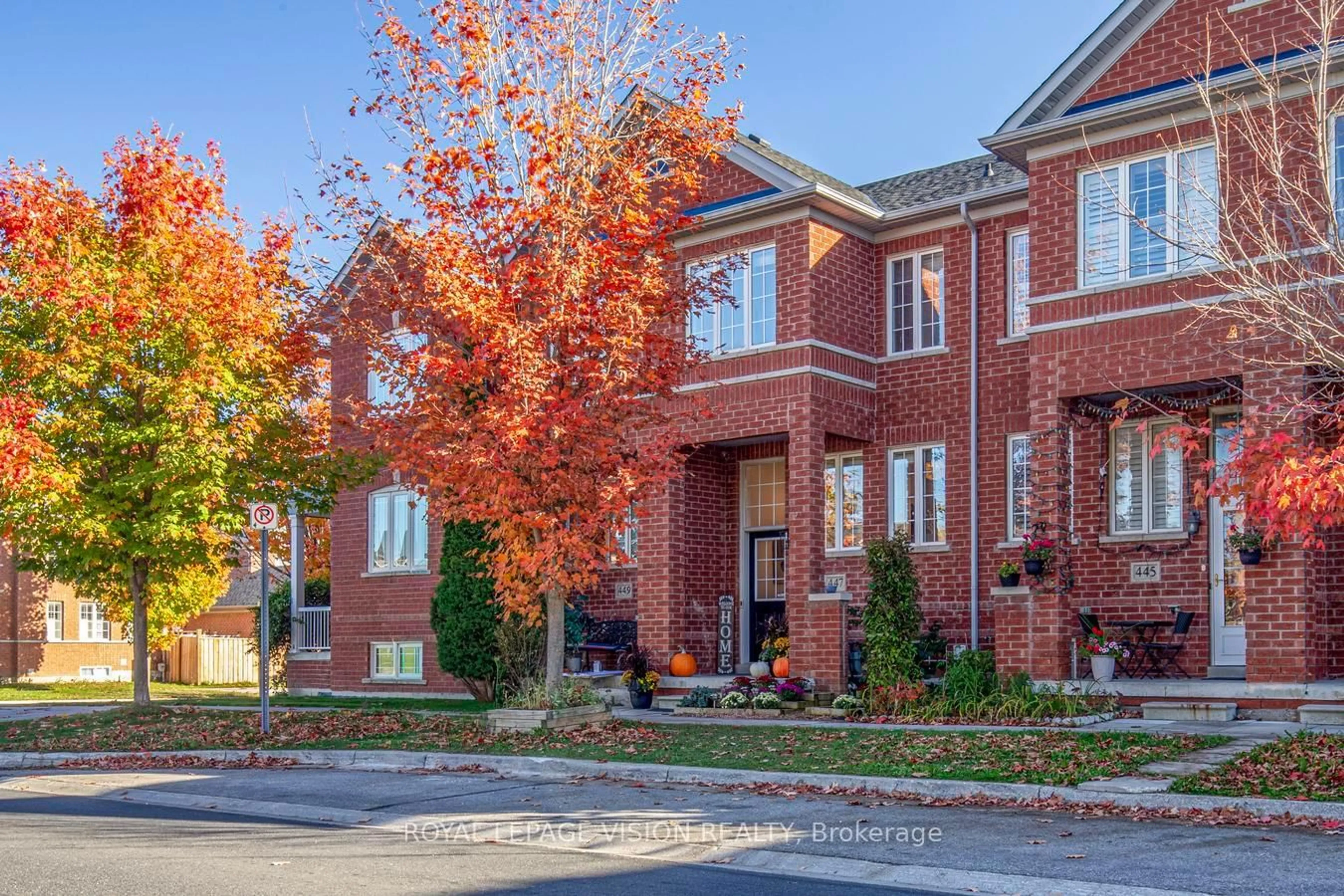 Home with brick exterior material, street for 447 White's Hill Ave, Markham Ontario L6B 0J7