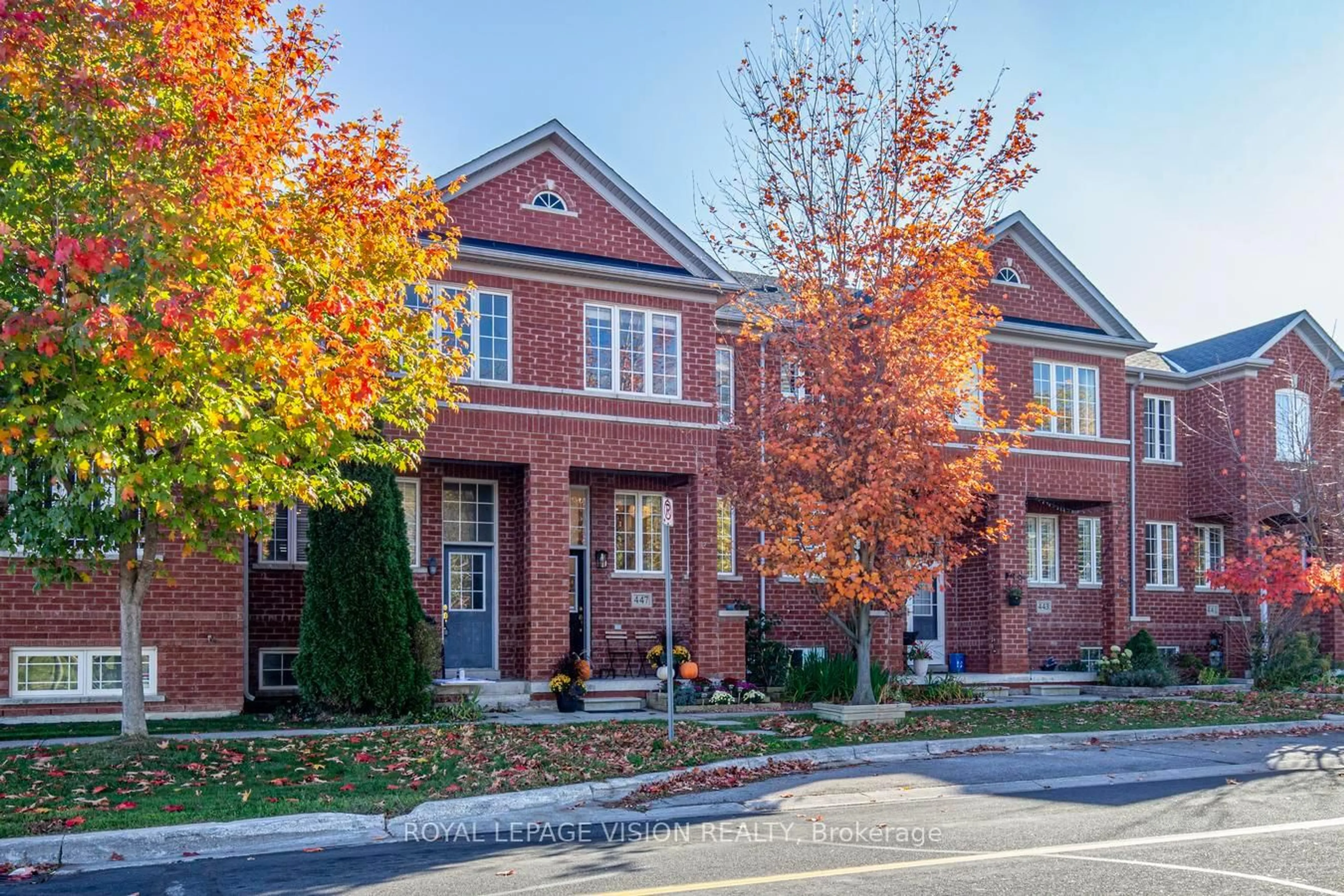 Home with brick exterior material, street for 447 White's Hill Ave, Markham Ontario L6B 0J7