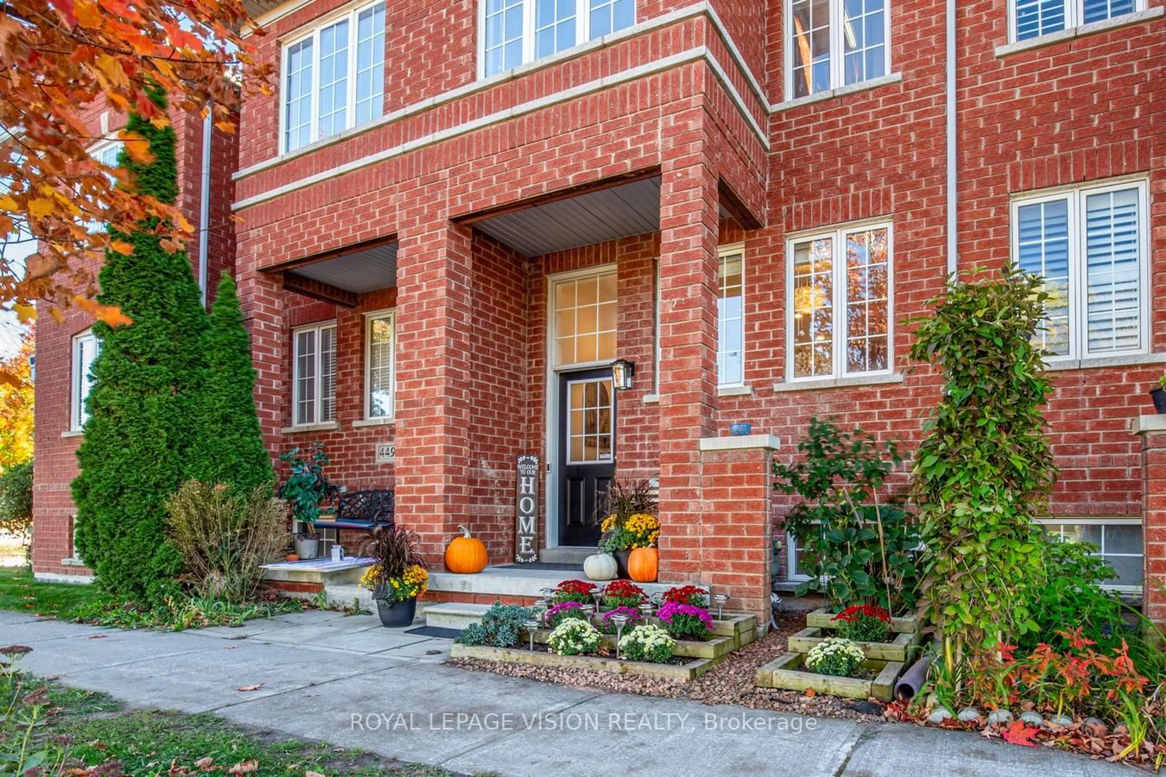 Home with brick exterior material, street for 447 White's Hill Ave, Markham Ontario L6B 0J7