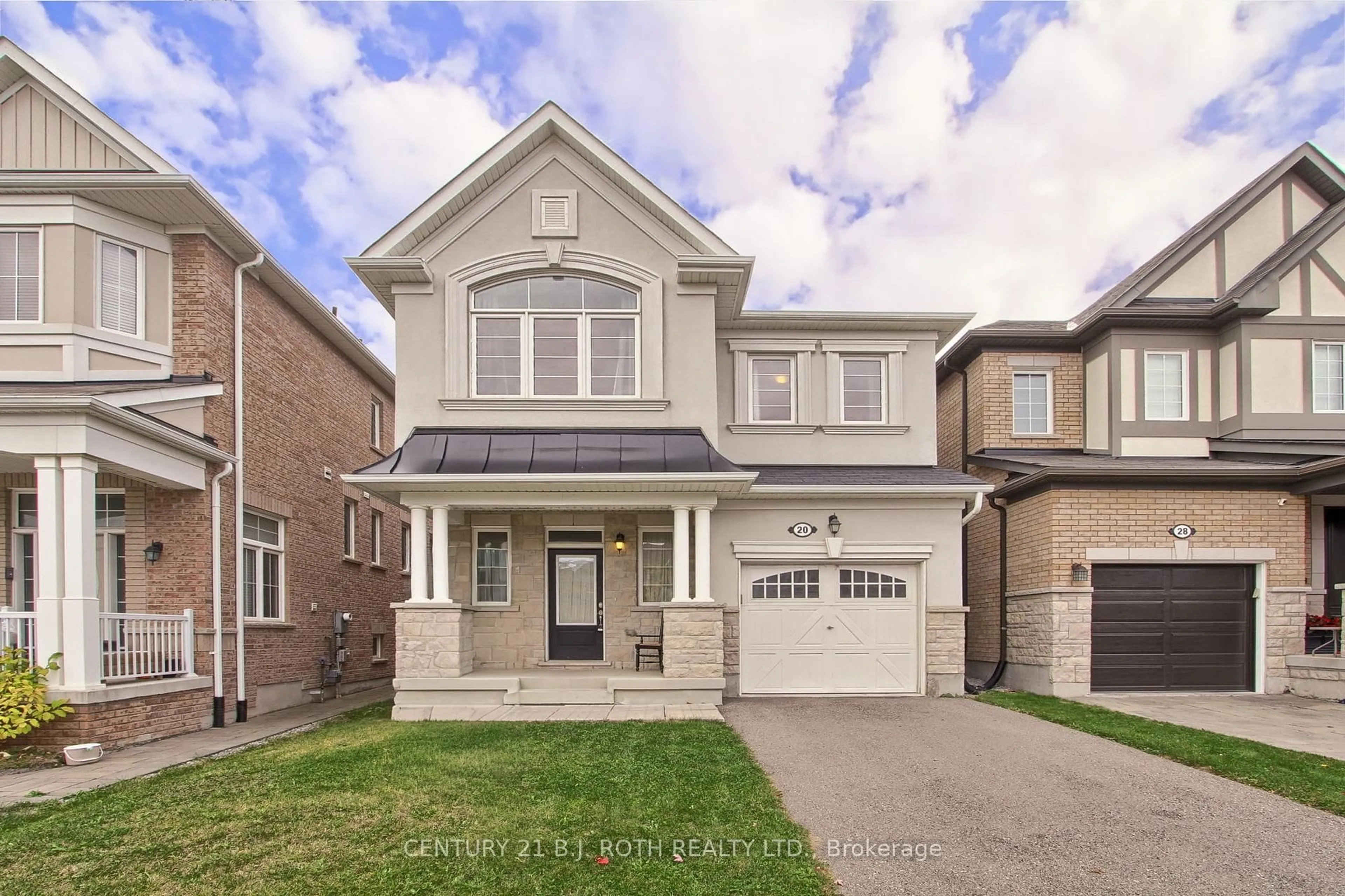 Home with brick exterior material, street for 20 Clifford Dalton Dr, Aurora Ontario L4G 0T6
