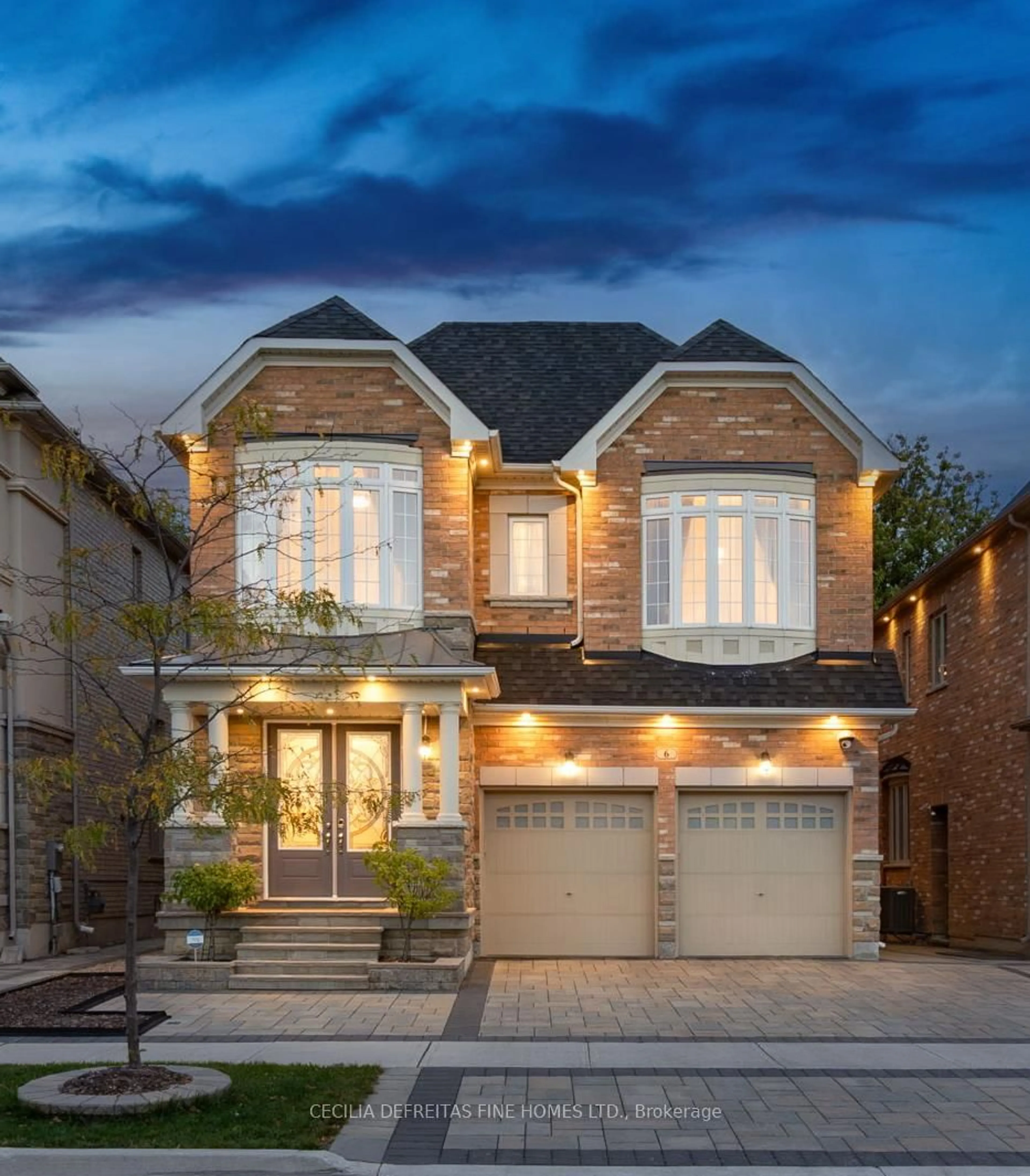 Home with brick exterior material, street for 6 Orwell Dr, Vaughan Ontario L4H 4P7