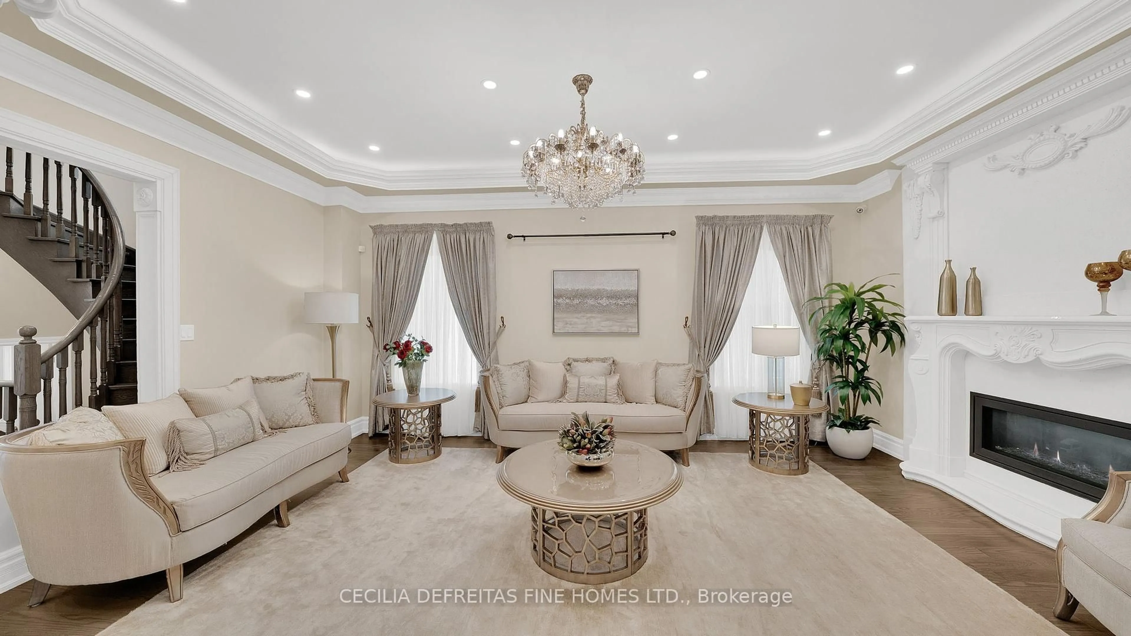 Living room with furniture, unknown for 6 Orwell Dr, Vaughan Ontario L4H 4P7