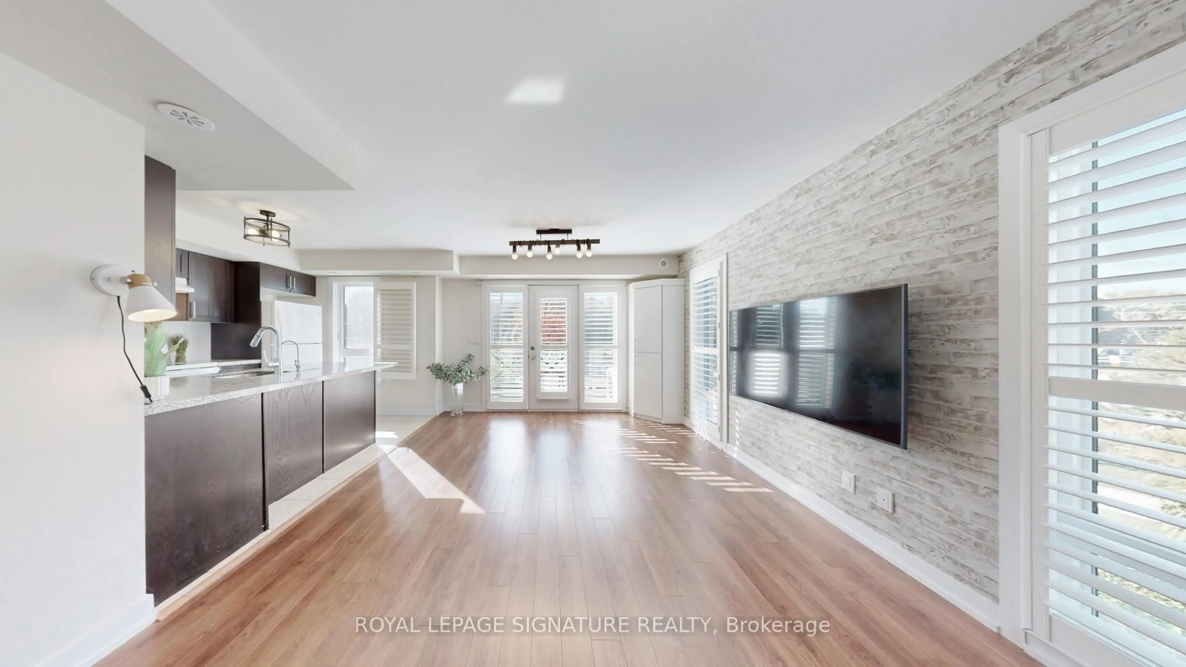 Open concept kitchen, ceramic/tile floor for 2 Dunsheath Way #131, Markham Ontario L6B 1N3
