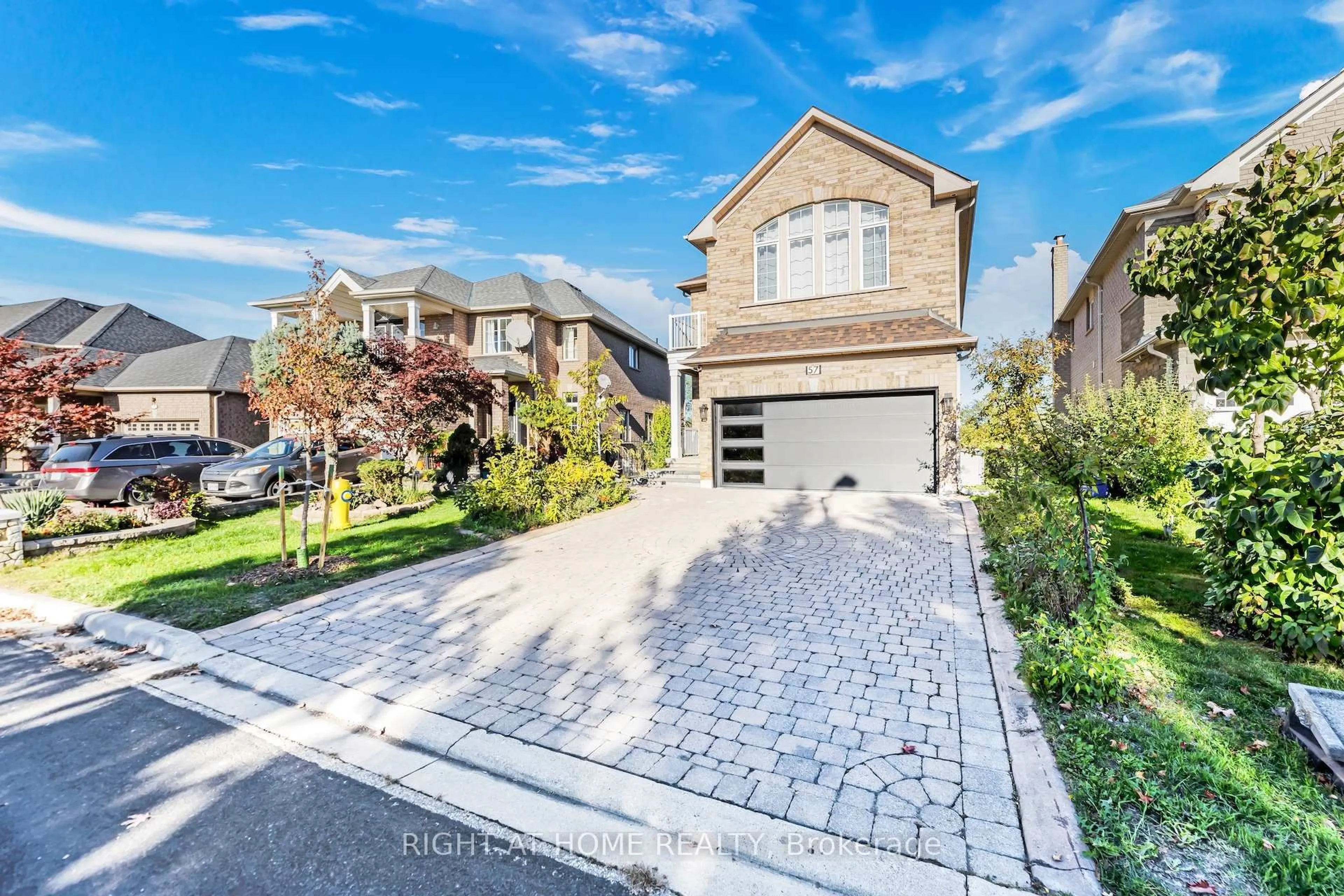 A pic from outside/outdoor area/front of a property/back of a property/a pic from drone, street for 57 Calera Cres, Vaughan Ontario L4H 1V9