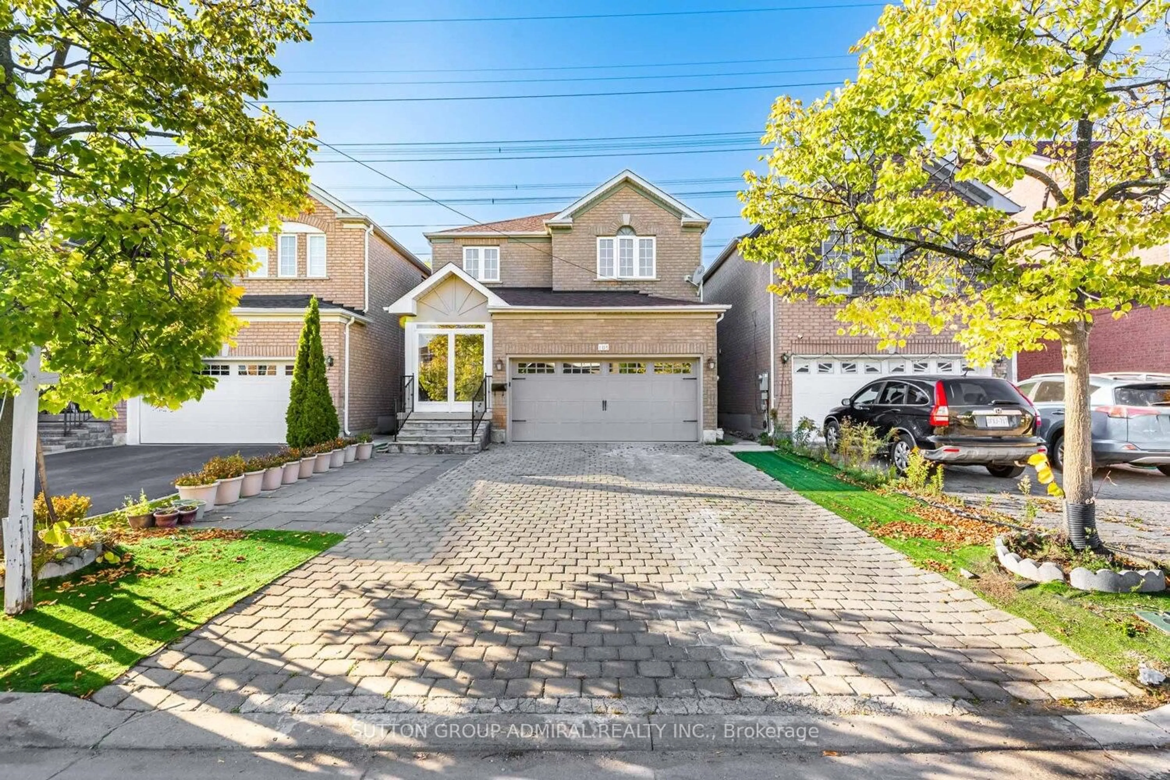 Home with brick exterior material, street for 105 Prairie Dunes Pl, Vaughan Ontario L4K 2E4