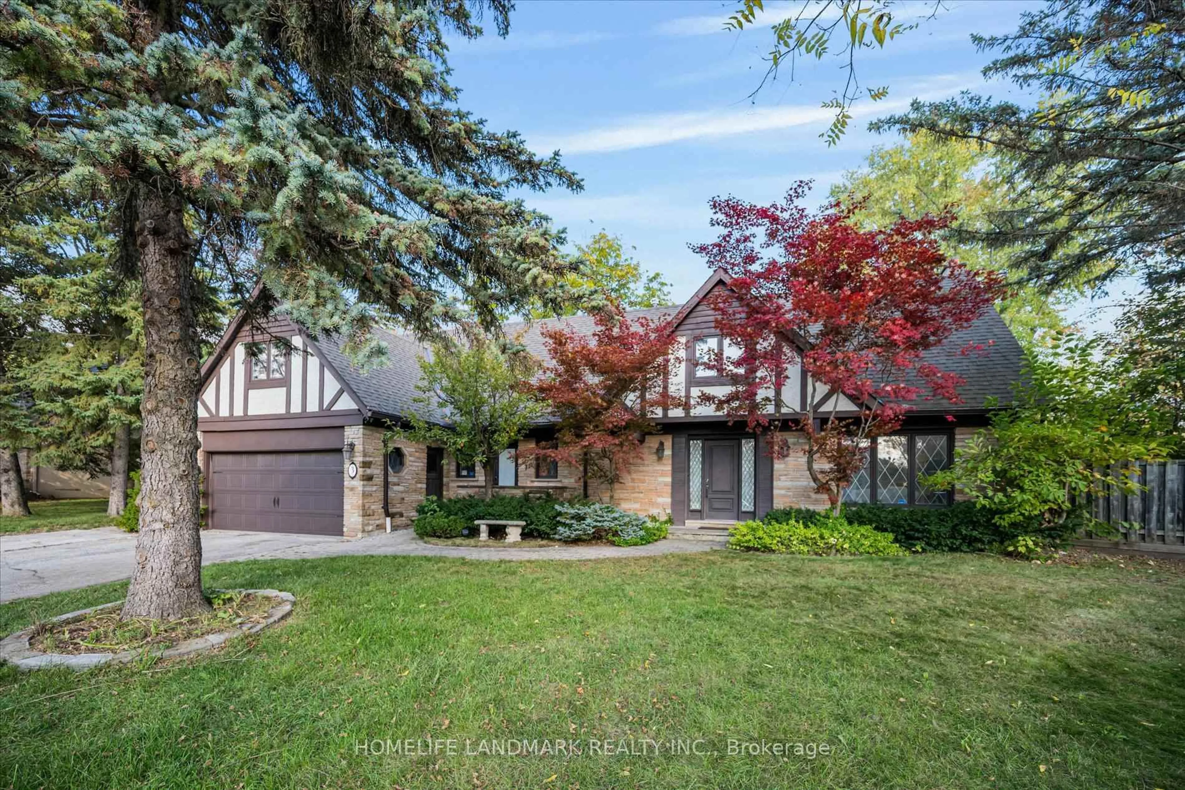 Home with brick exterior material, street for 3 Old English Lane, Markham Ontario L3T 2T8