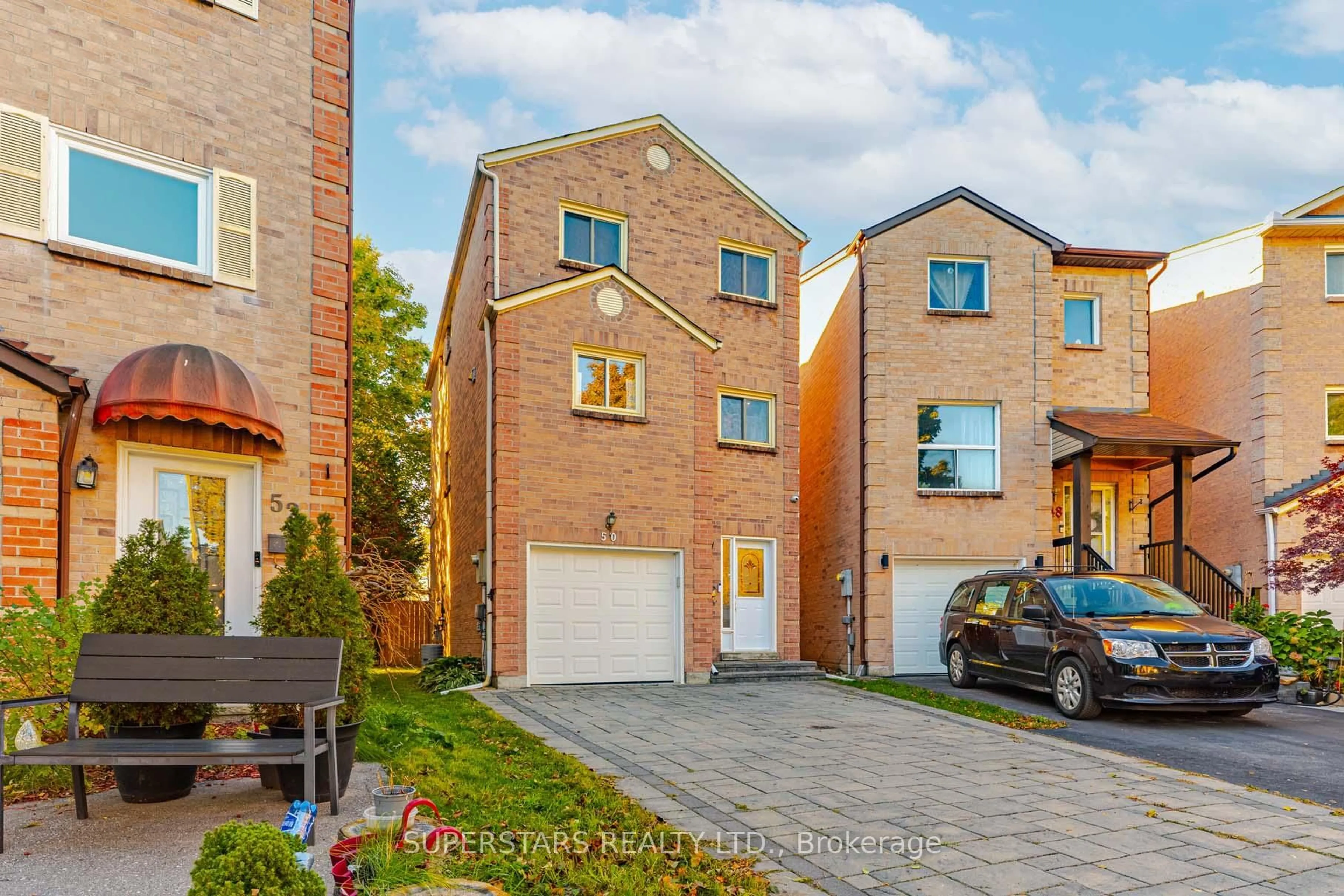 Home with brick exterior material, street for 50 Cottonwood Crt, Markham Ontario L3T 5X1