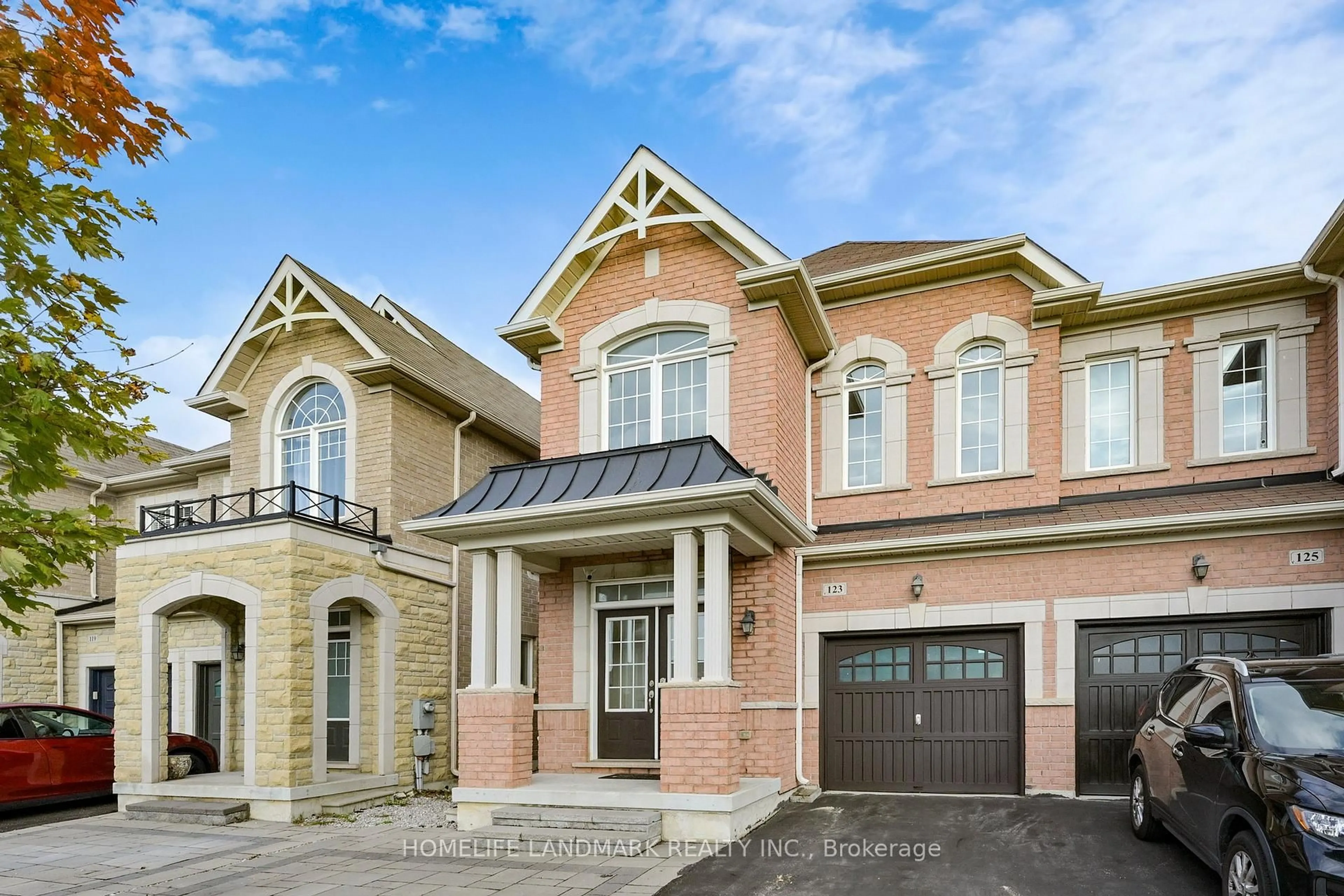 Home with brick exterior material, street for 123 Fimco Cres, Markham Ontario L6E 0R4