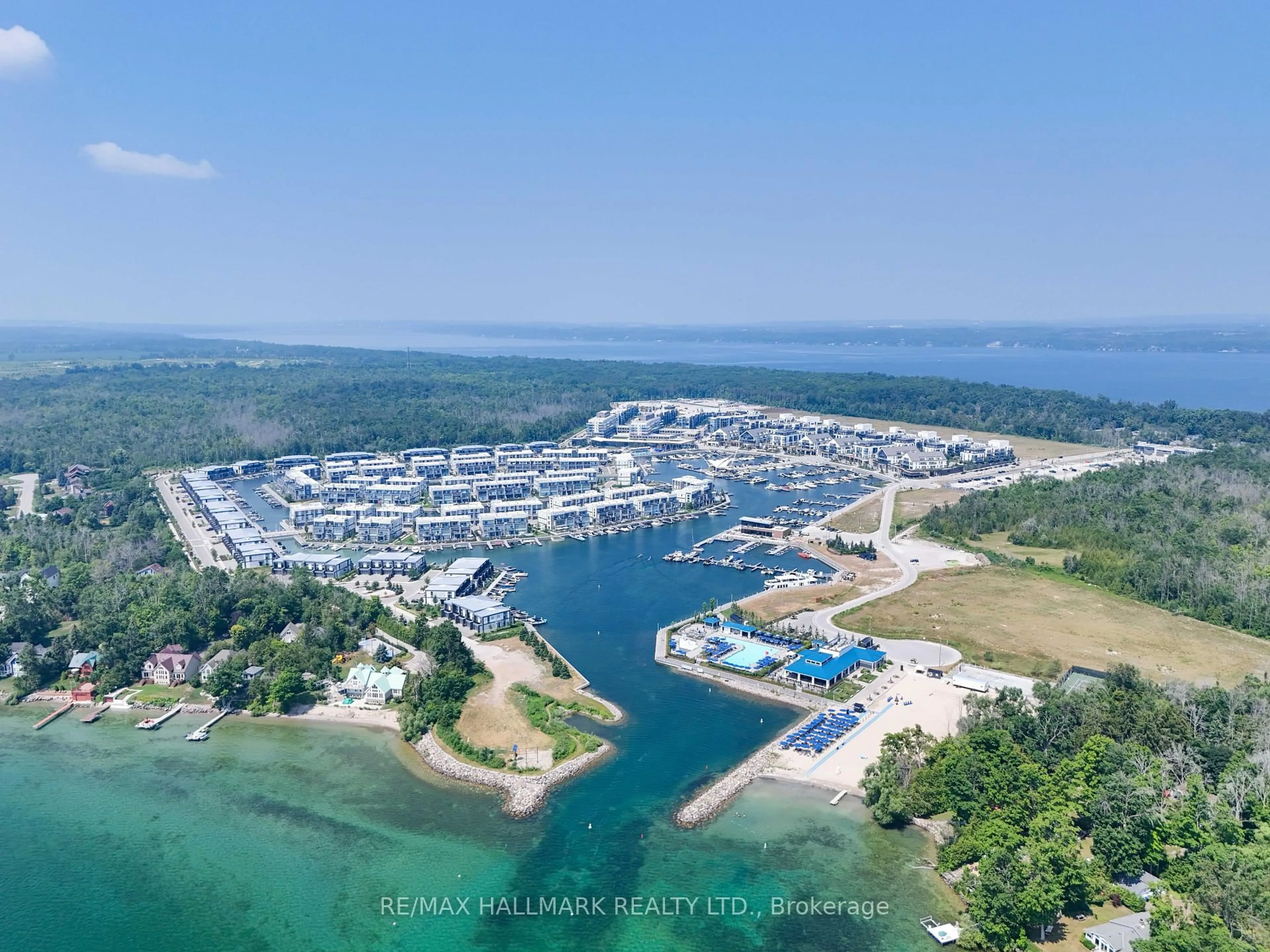 A pic from outside/outdoor area/front of a property/back of a property/a pic from drone, water/lake/river/ocean view for 3716 Maple Grove Rd, Innisfil Ontario L9S 3B3