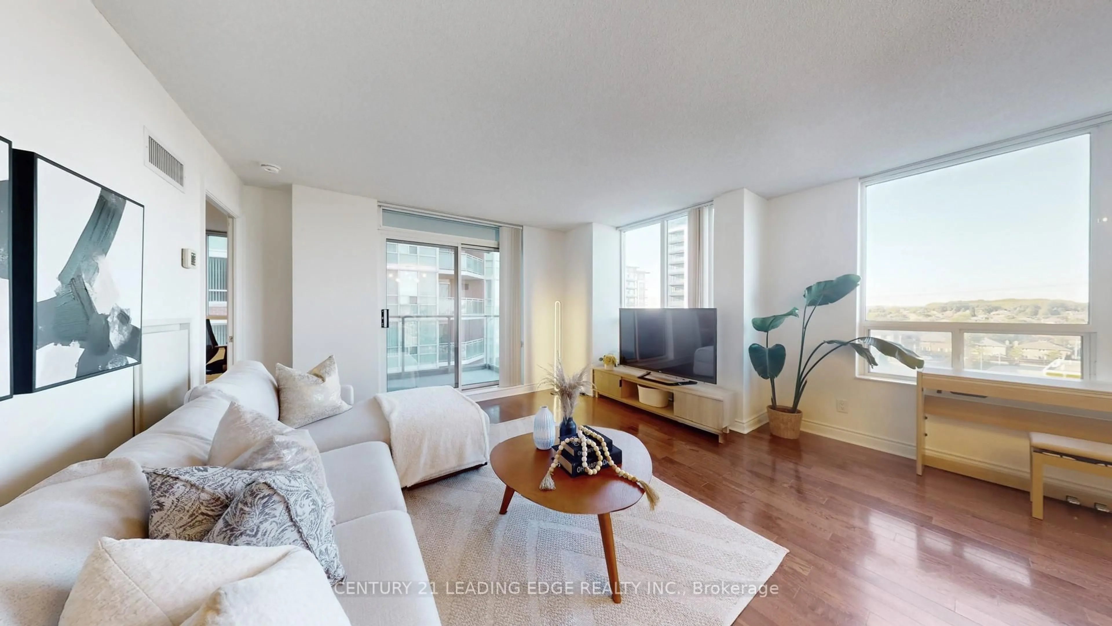 Living room with furniture, unknown for 88 Times Ave #911, Markham Ontario L3T 7Z4