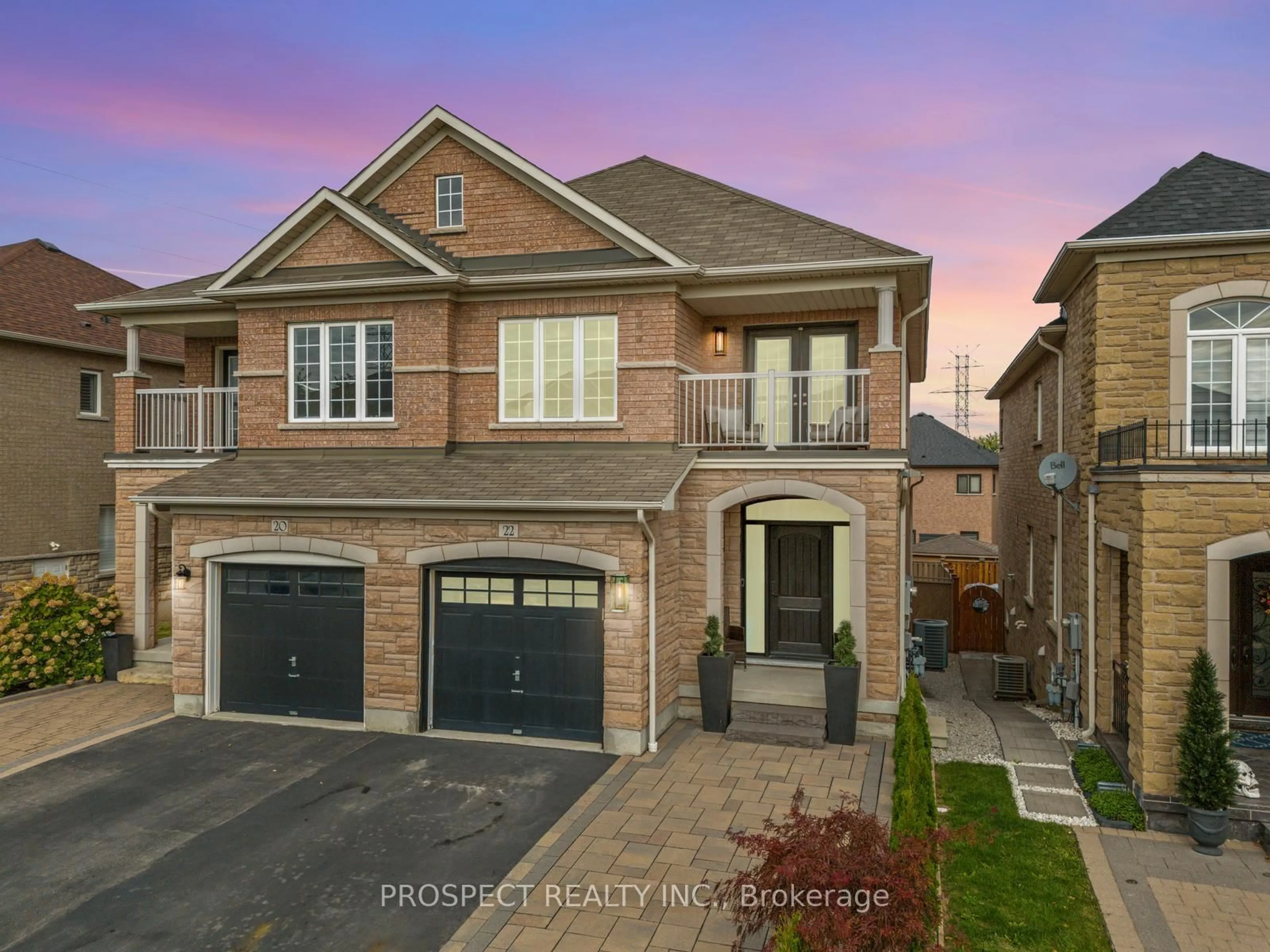 Home with brick exterior material, street for 22 Worthview Dr, Vaughan Ontario L4H 0H9