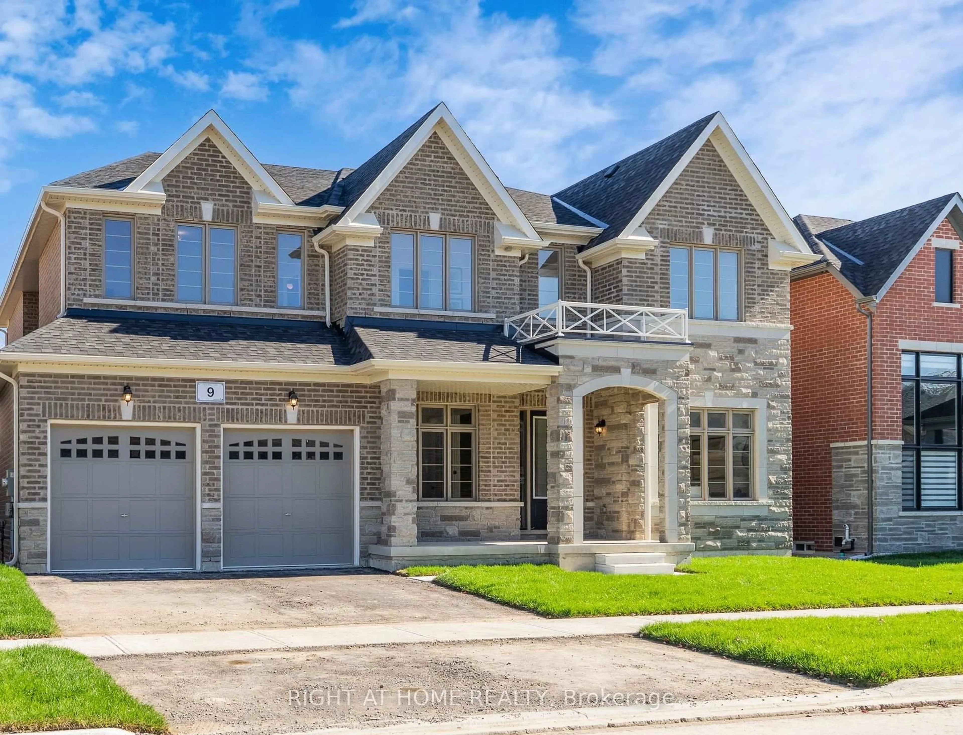 Home with brick exterior material, street for 9 Rail Trail Crt, Georgina Ontario L0E 1R0