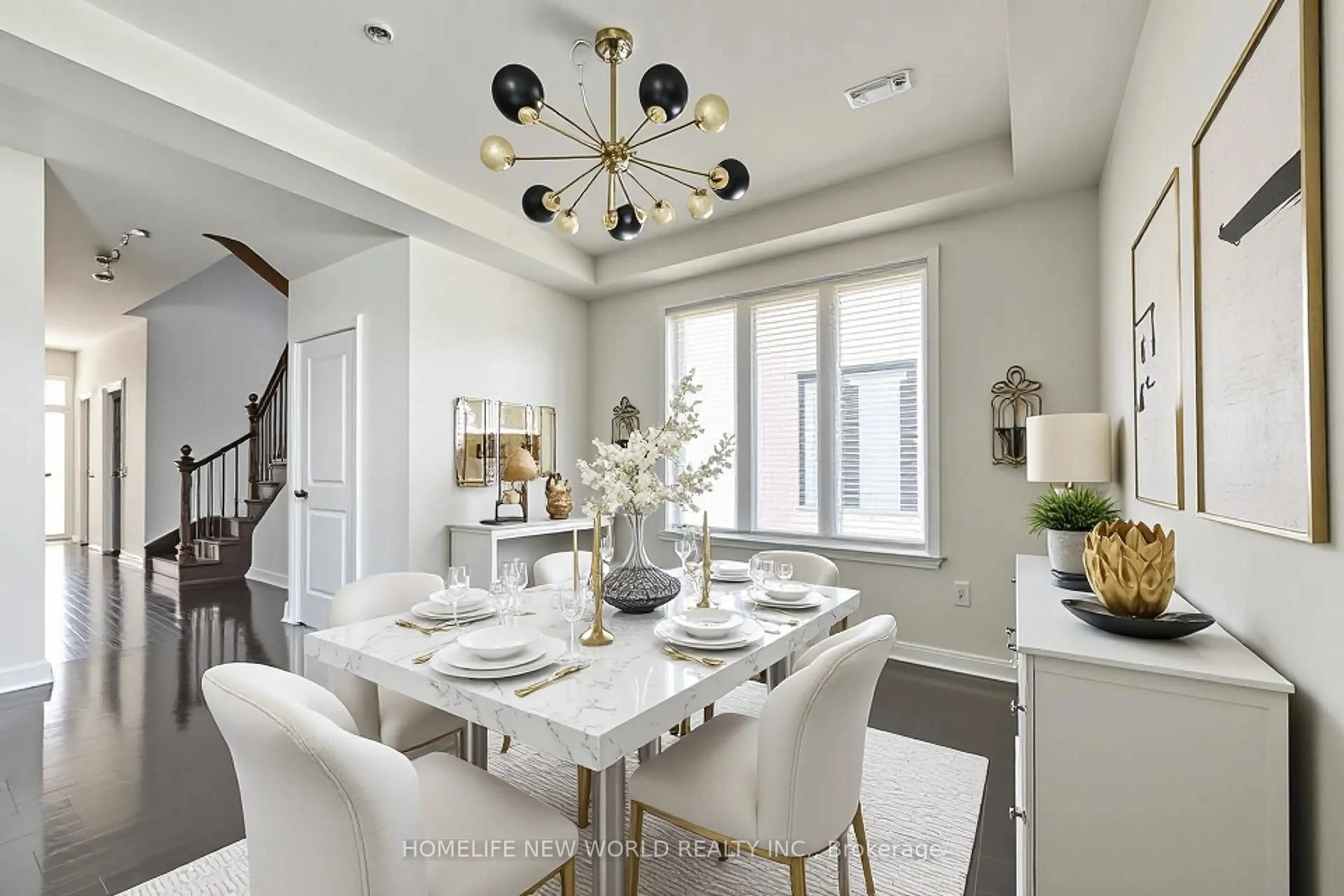 Dining room, ceramic/tile floor for 77 Brookfam St, Richmond Hill Ontario L4S 0H9