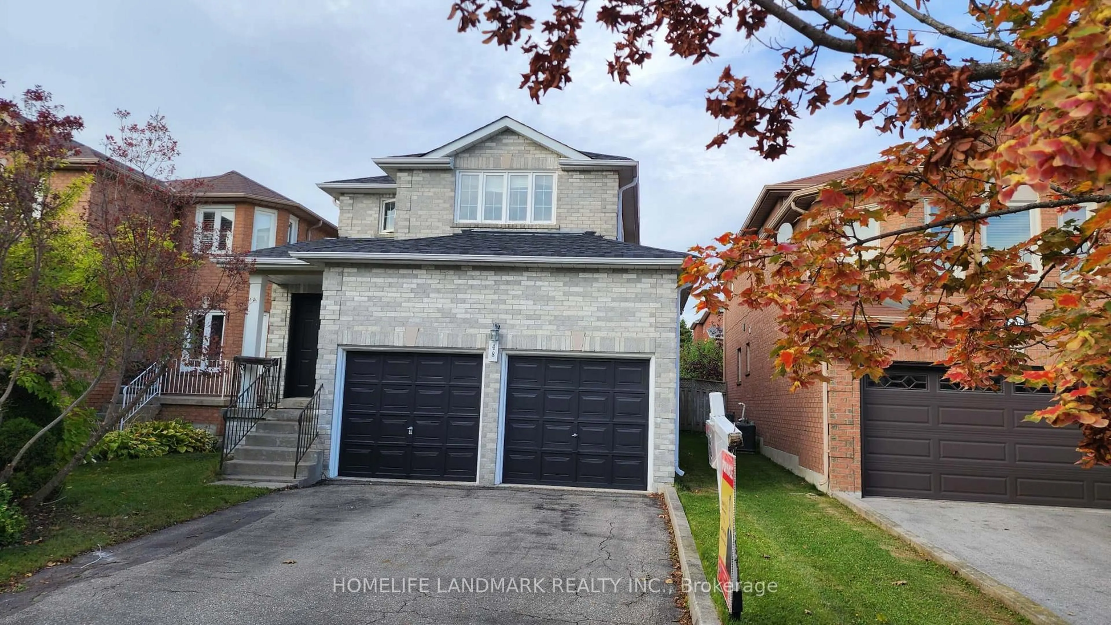 Home with brick exterior material, street for 48 Painted Rock Ave, Richmond Hill Ontario L4S 1R6