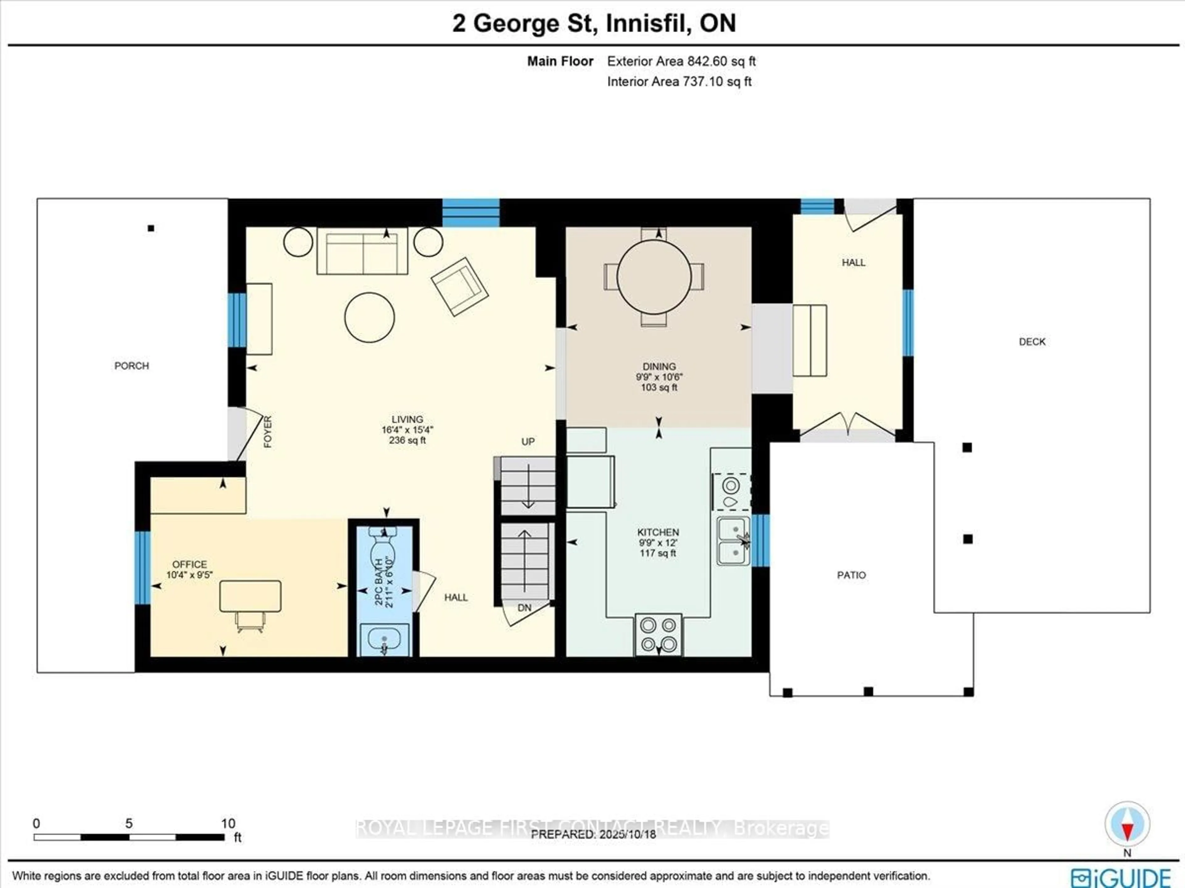 Floor plan for 2 GEORGE St, Innisfil Ontario L0L 1L0