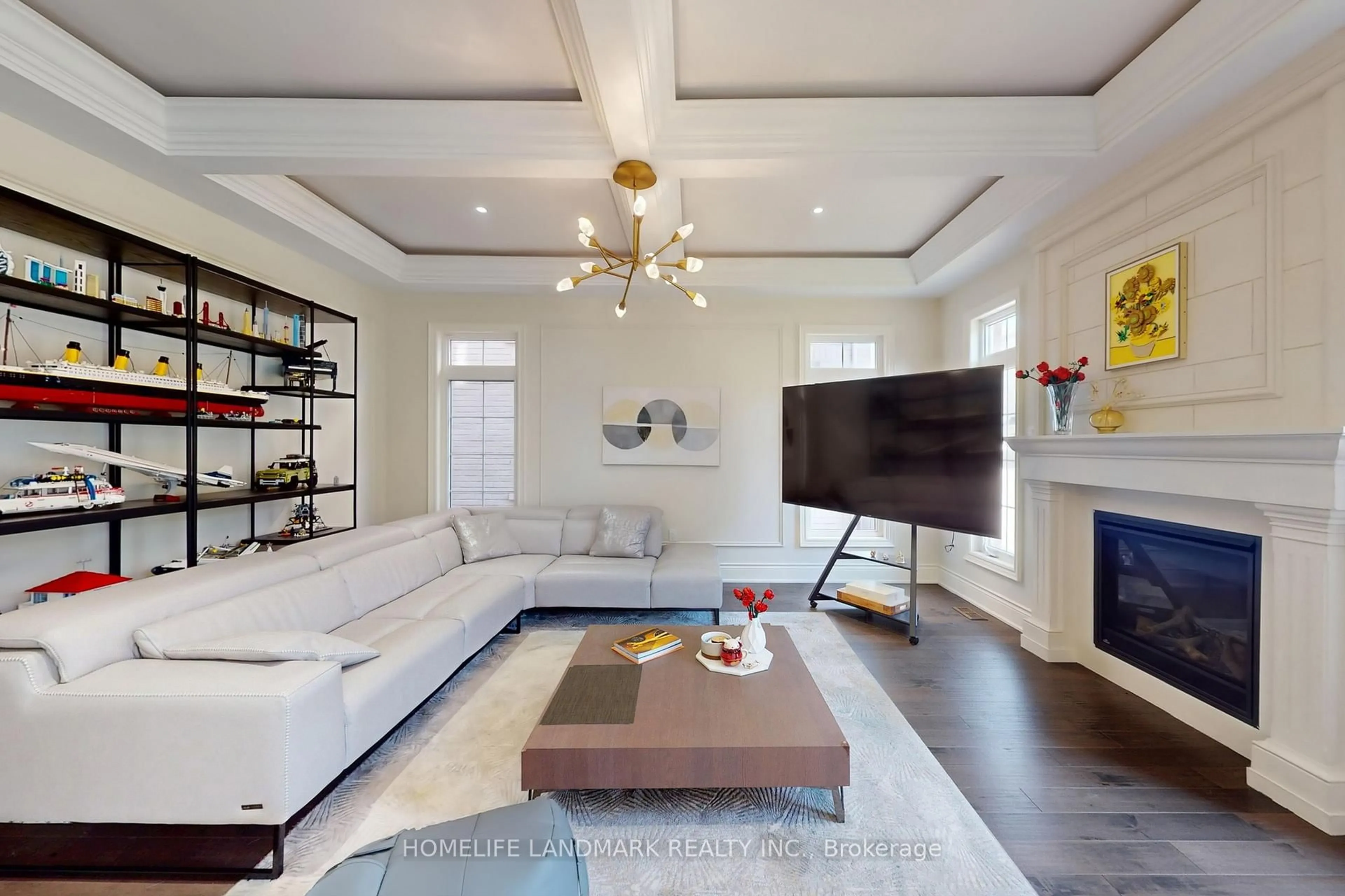 Living room with furniture, unknown for 213 Farrell Rd, Vaughan Ontario L6A 4W6