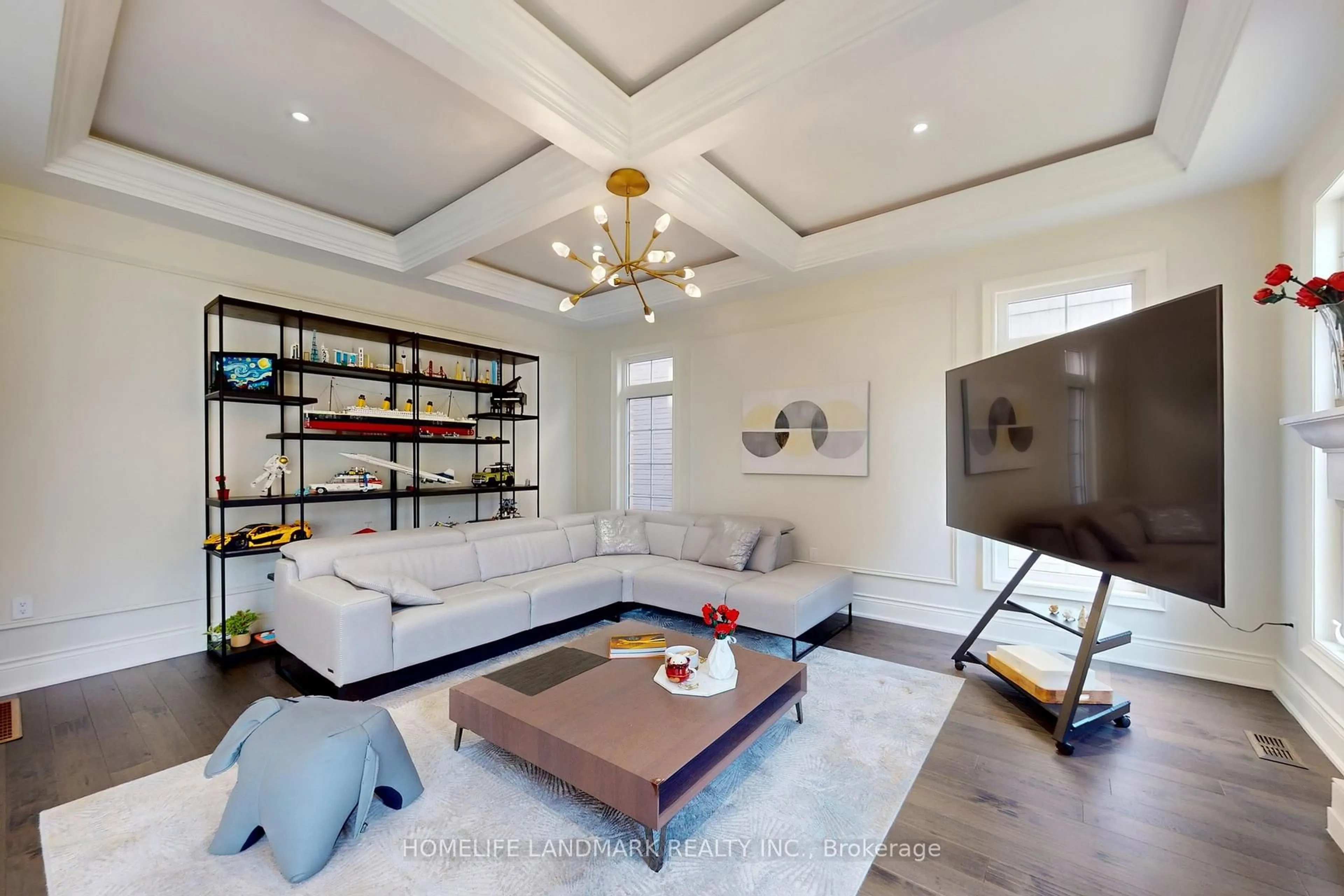 Living room with furniture, unknown for 213 Farrell Rd, Vaughan Ontario L6A 4W6