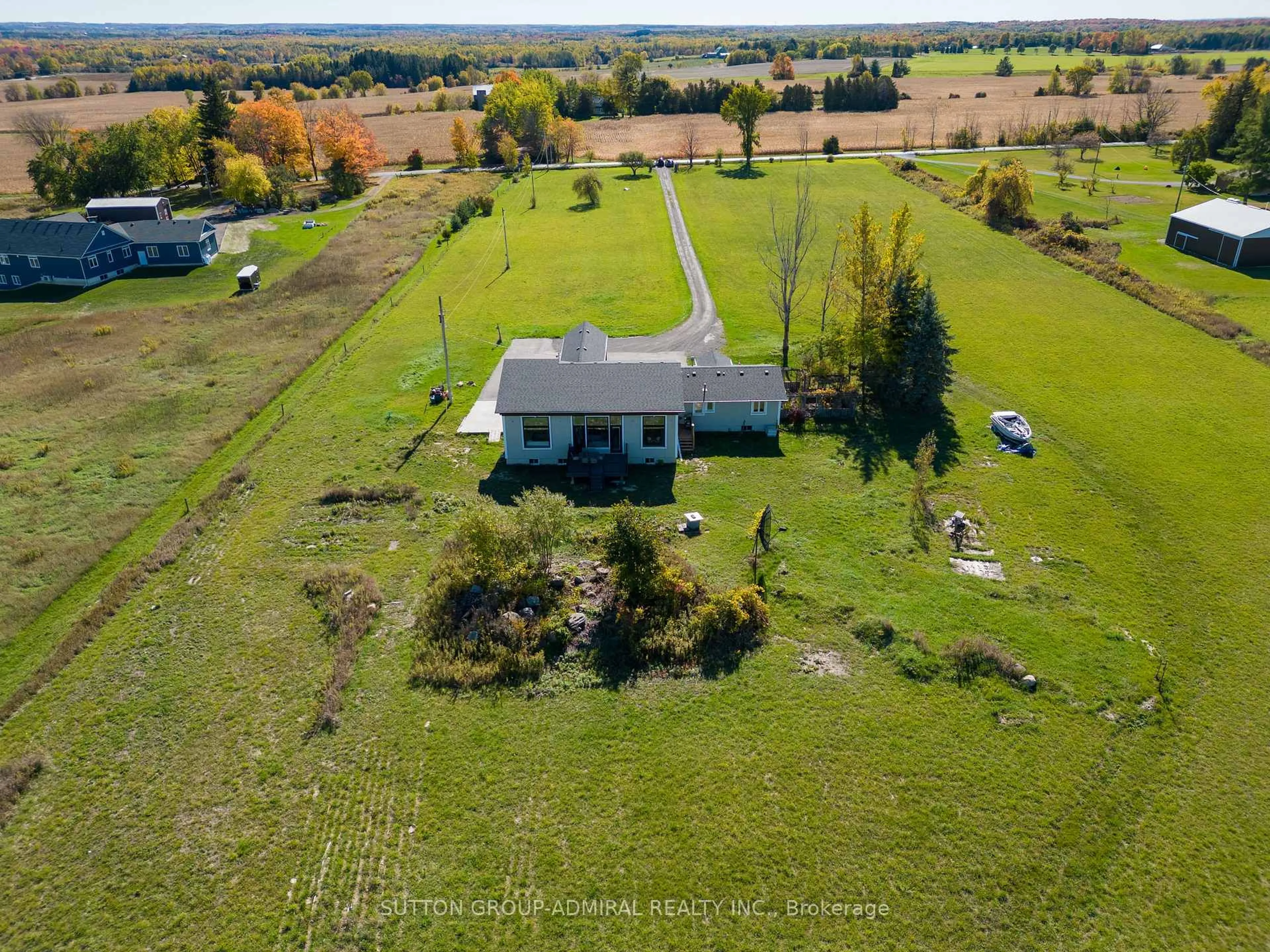 A pic from outside/outdoor area/front of a property/back of a property/a pic from drone, unknown for 3498 Boag Rd, East Gwillimbury Ontario L0G 1R0