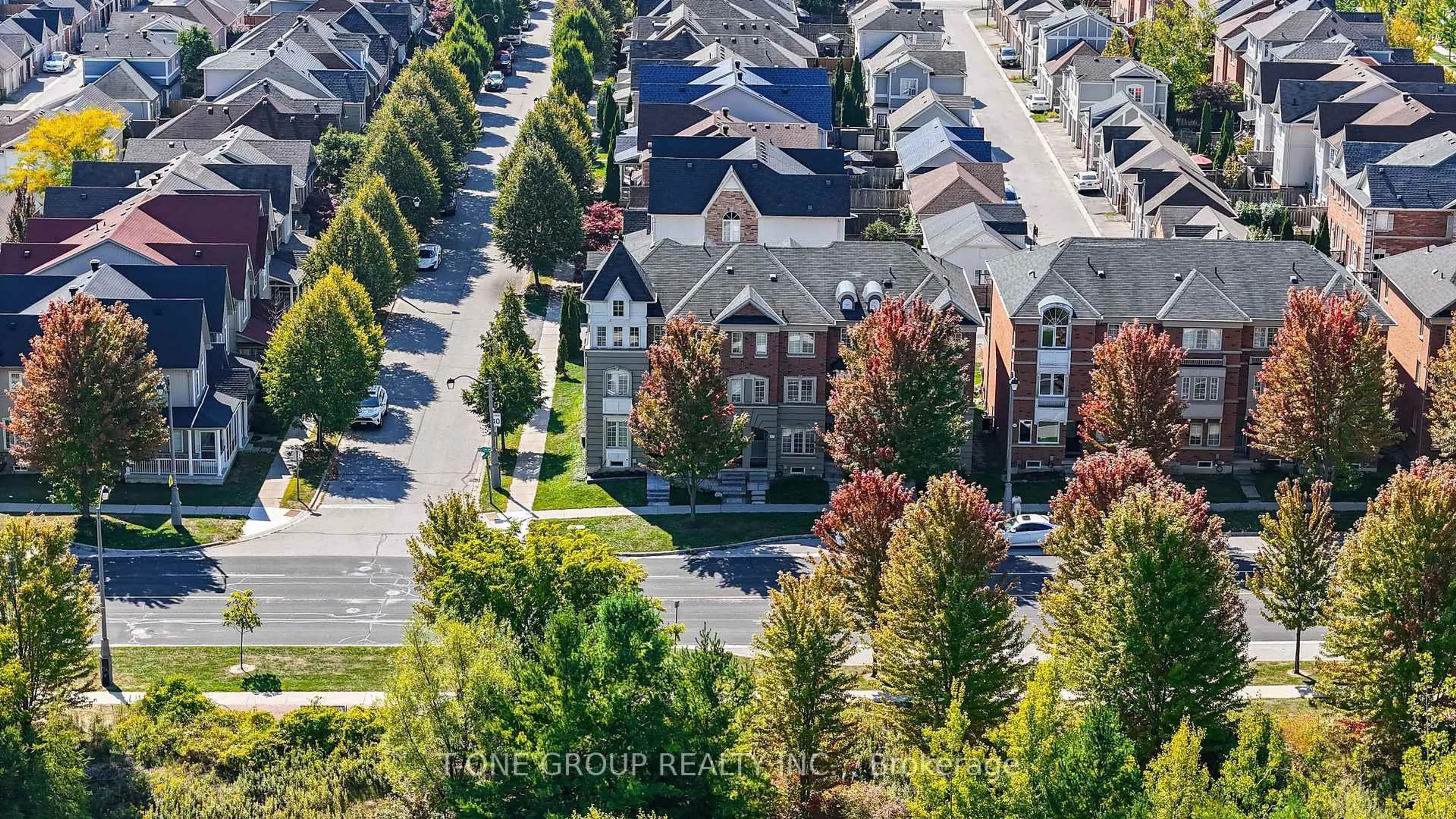 A pic from outside/outdoor area/front of a property/back of a property/a pic from drone, unknown for 2493 Bur Oak Ave, Markham Ontario L6B 1E9