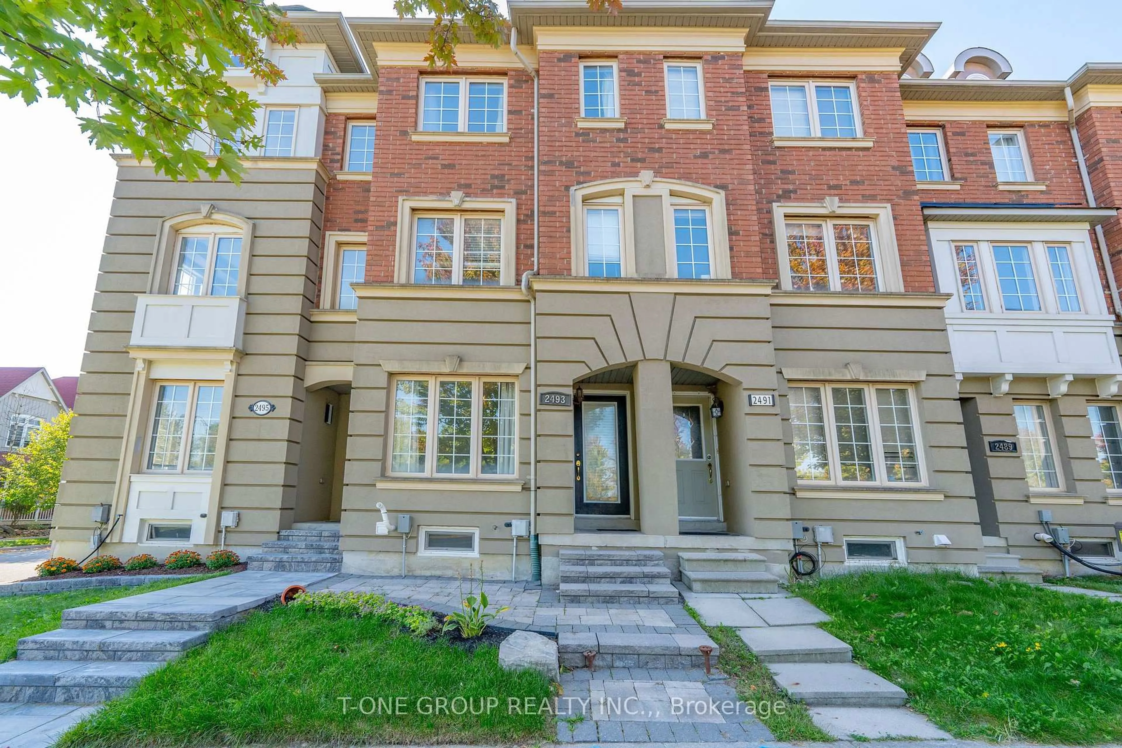 Home with brick exterior material, street for 2493 Bur Oak Ave, Markham Ontario L6B 1E9