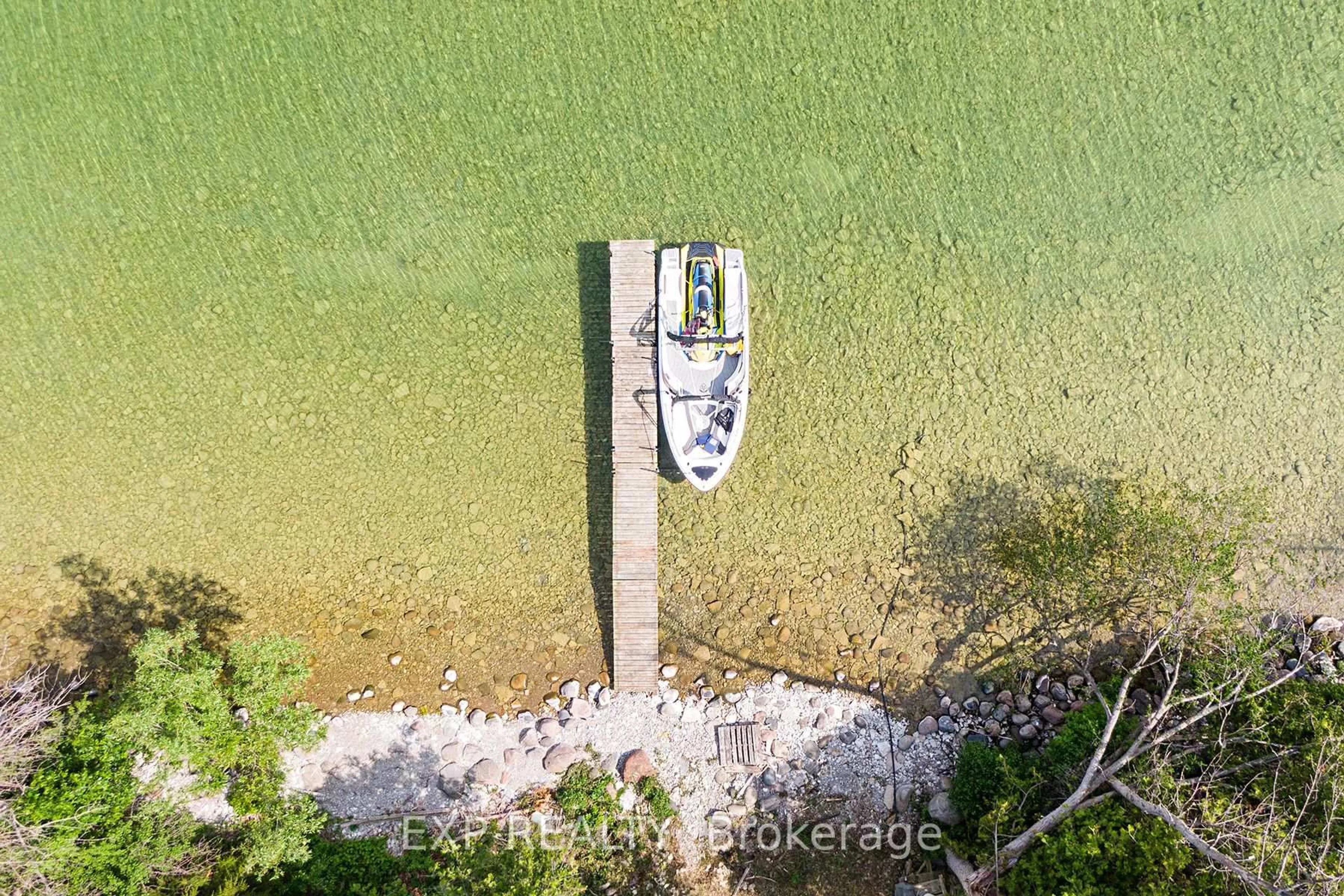 A pic from outside/outdoor area/front of a property/back of a property/a pic from drone, water/lake/river/ocean view for 40658 Shore Rd, Brock Ontario L0K 1A0