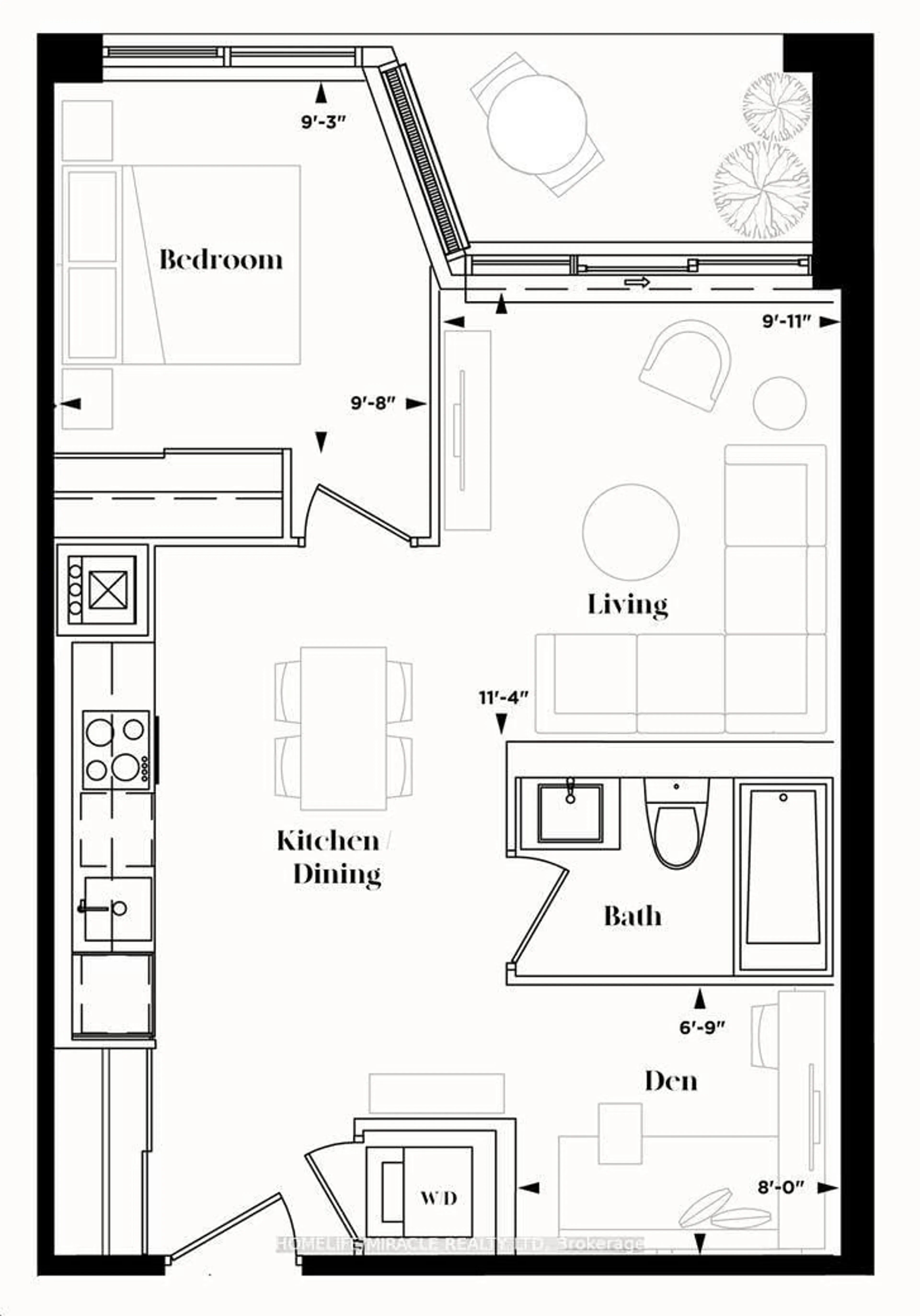 Floor plan for 185 DEERFIELD Rd #116, Newmarket Ontario L3Y 0G7