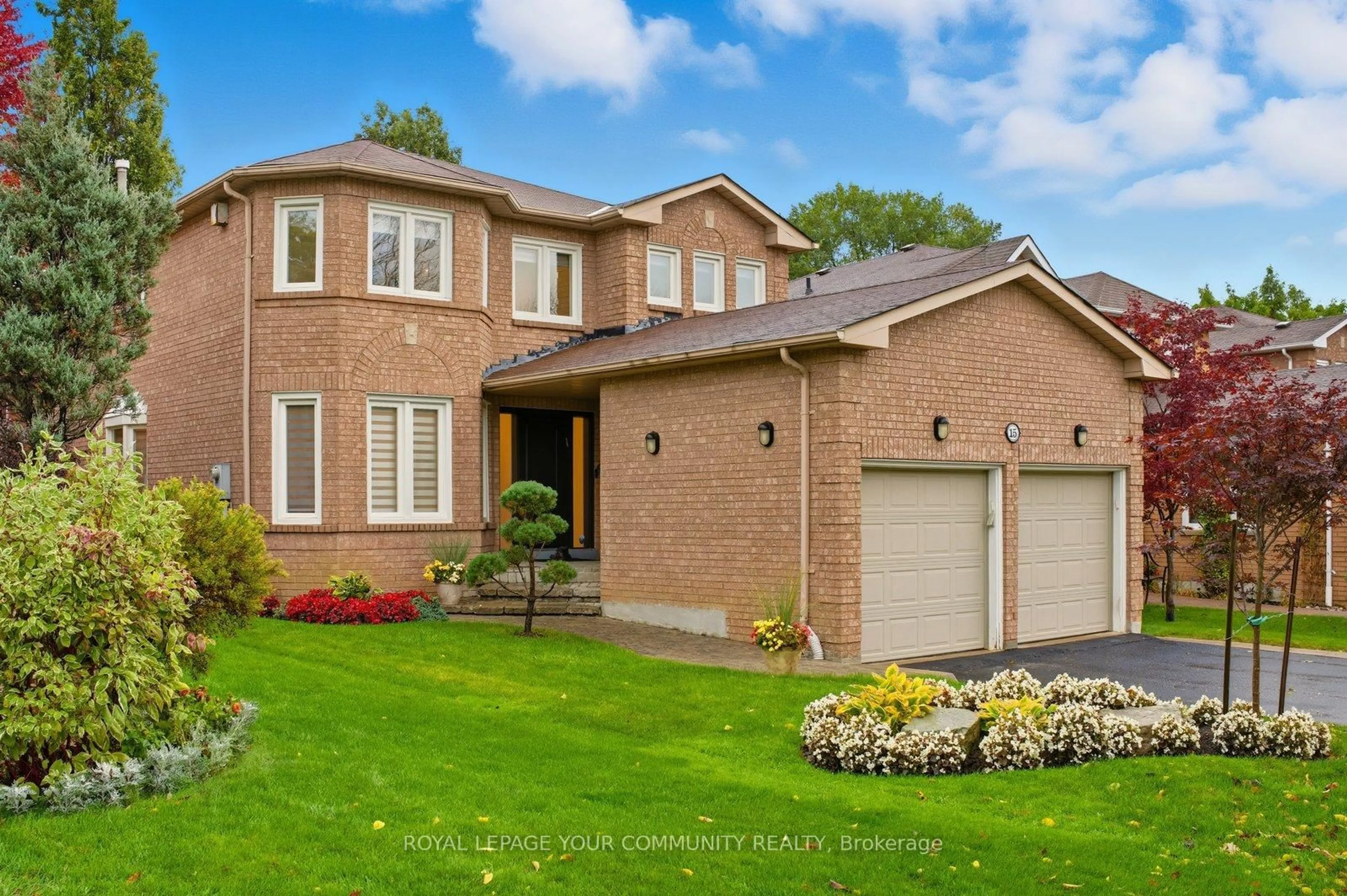 Home with brick exterior material, street for 15 Redondo Dr, Vaughan Ontario L4J 7S7