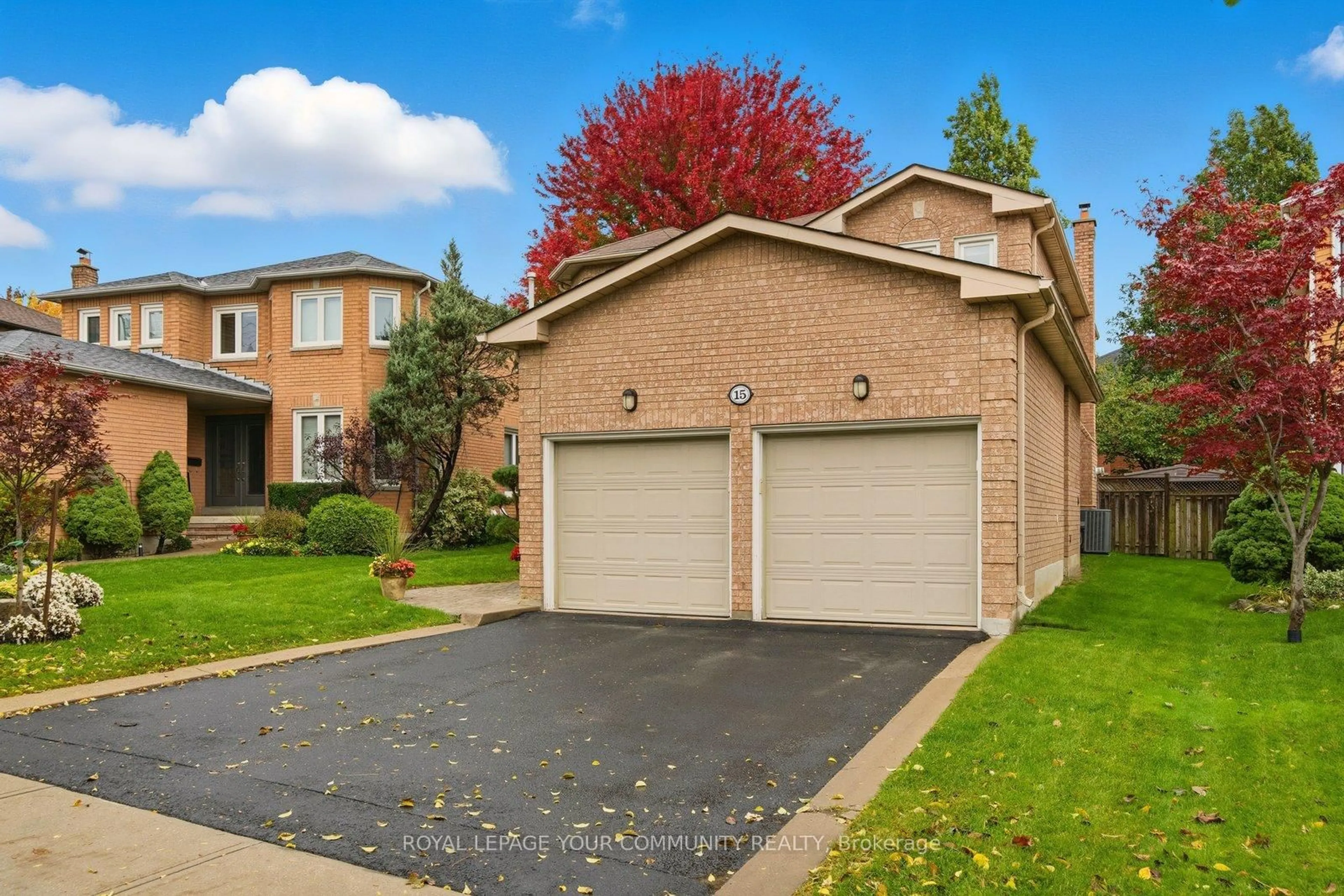 Home with brick exterior material, street for 15 Redondo Dr, Vaughan Ontario L4J 7S7