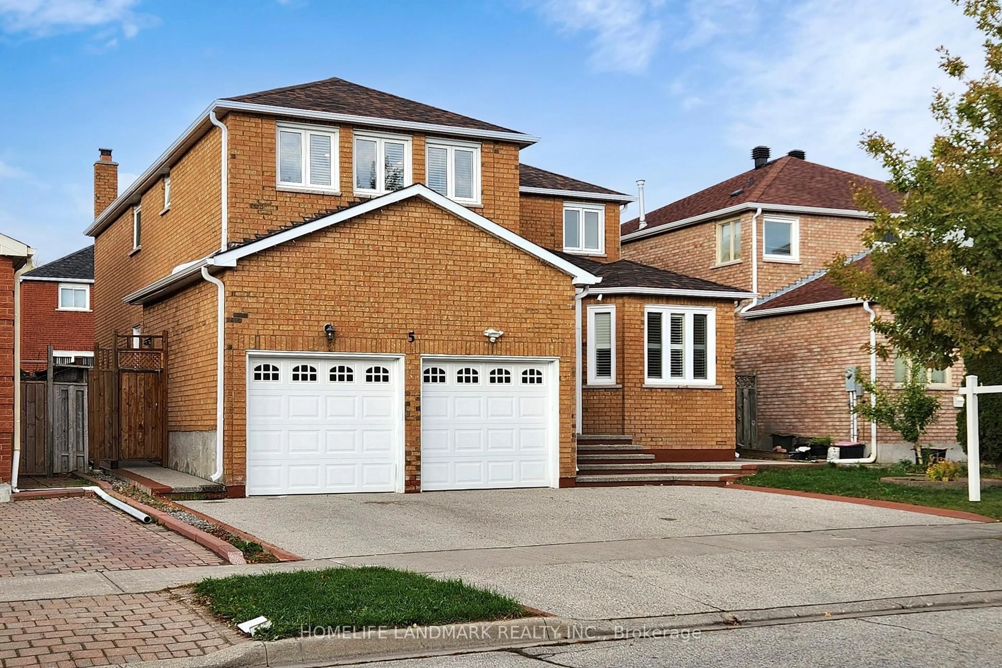 Home with brick exterior material, street for 5 Irenemount Cres, Markham Ontario L3S 3C7