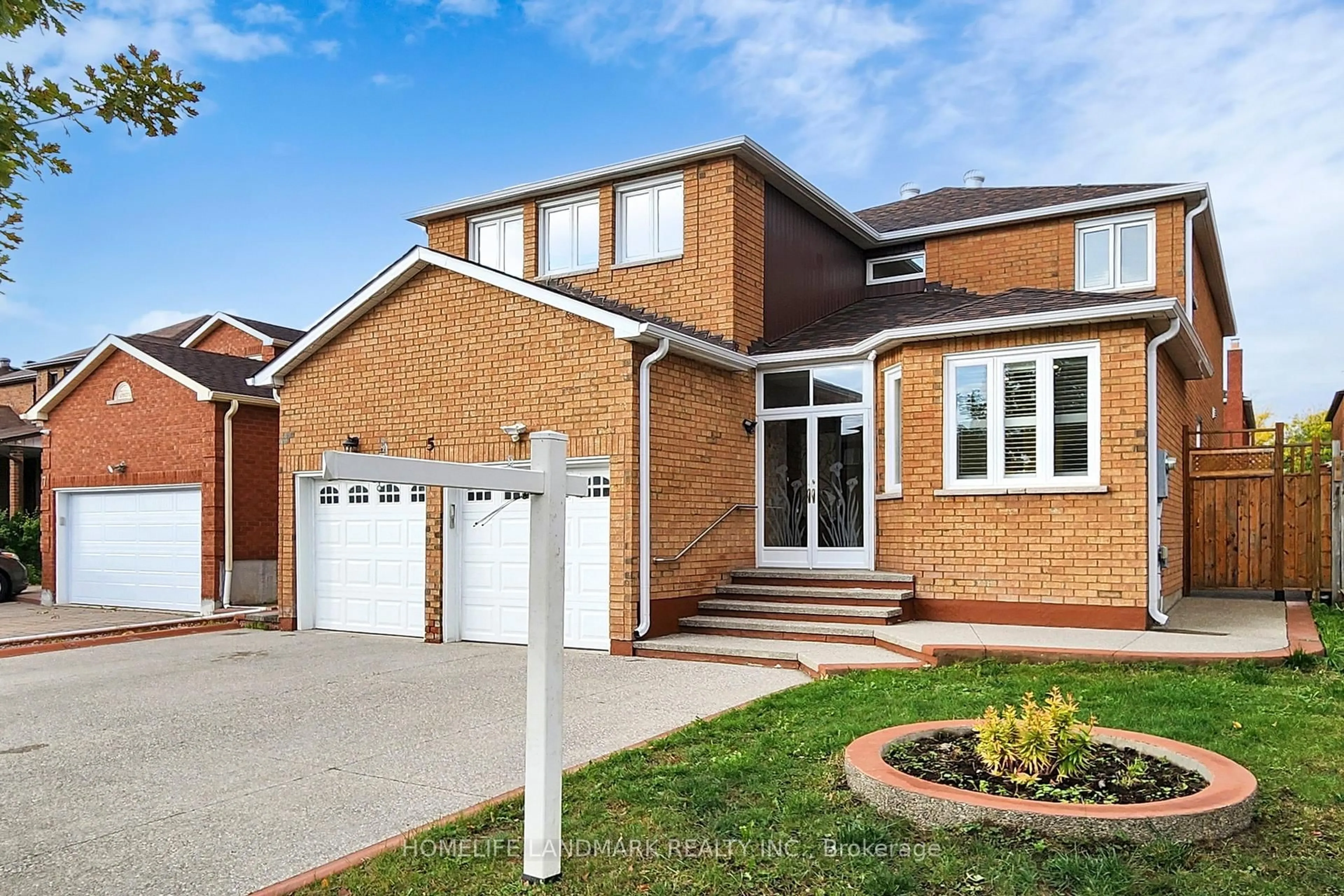 Home with brick exterior material, street for 5 Irenemount Cres, Markham Ontario L3S 3C7
