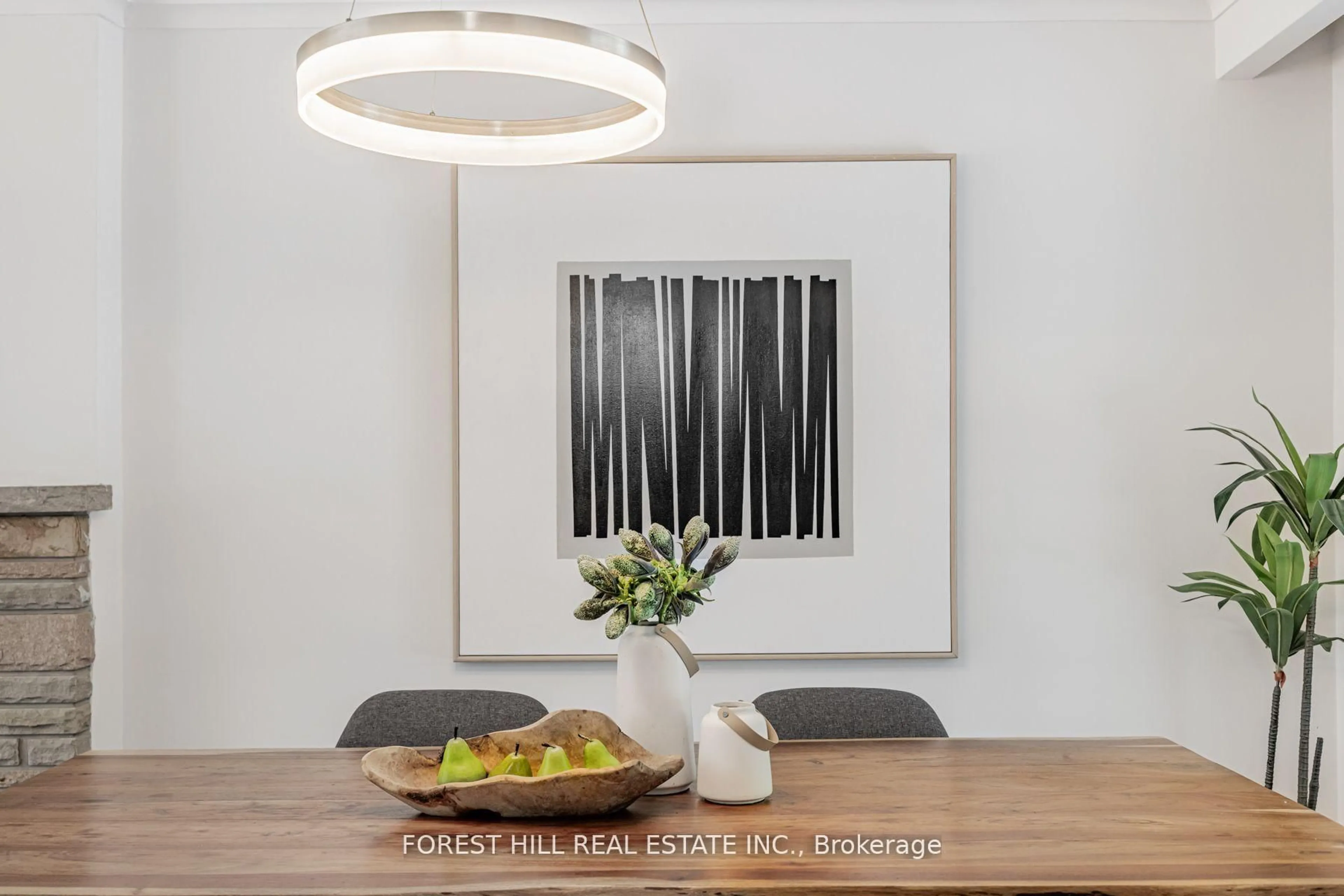 Dining room, wood/laminate floor for 4 Dalmeny Rd, Markham Ontario L3T 1L9