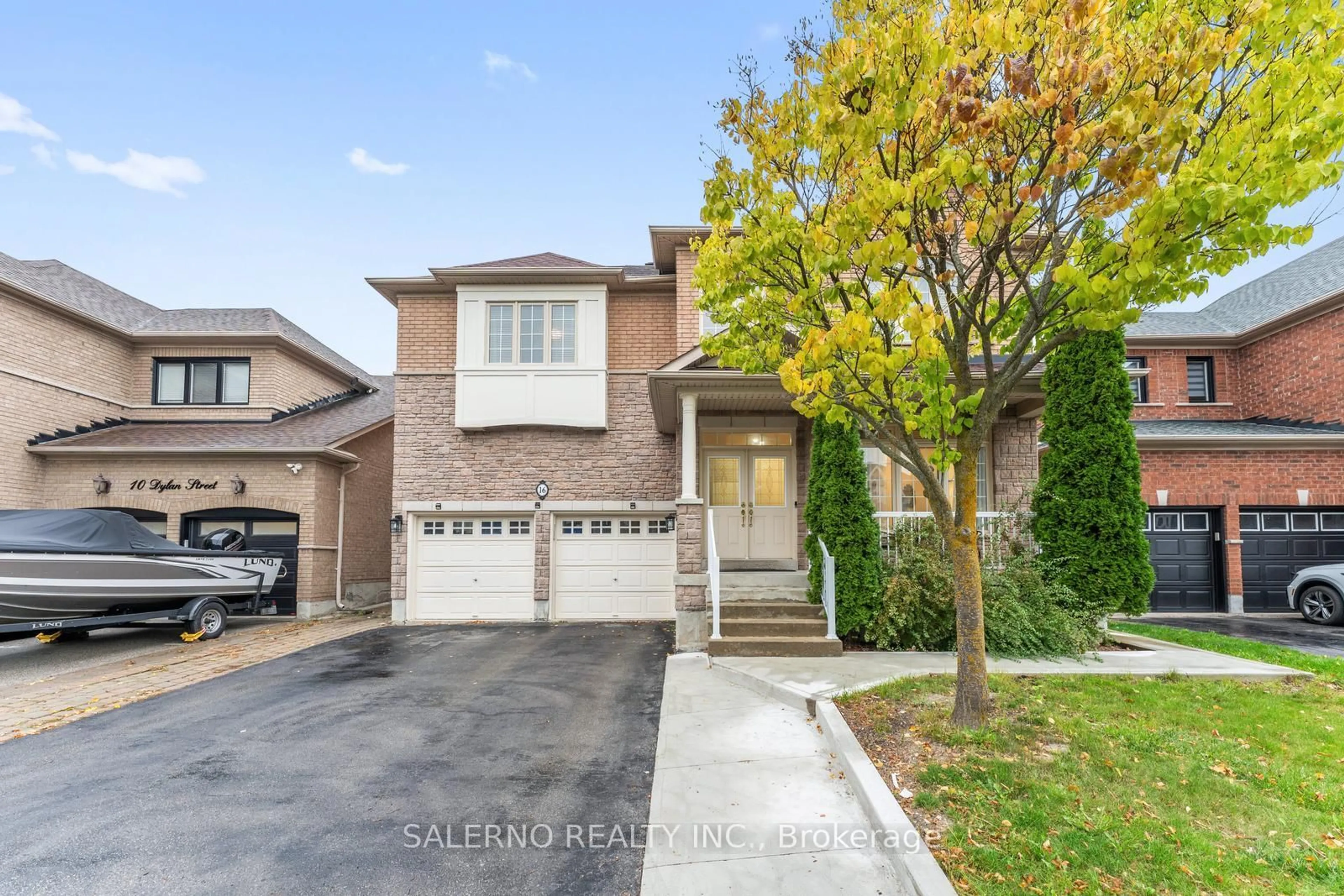 Home with brick exterior material, street for 16 Dylan St, Vaughan Ontario L4H 2X6