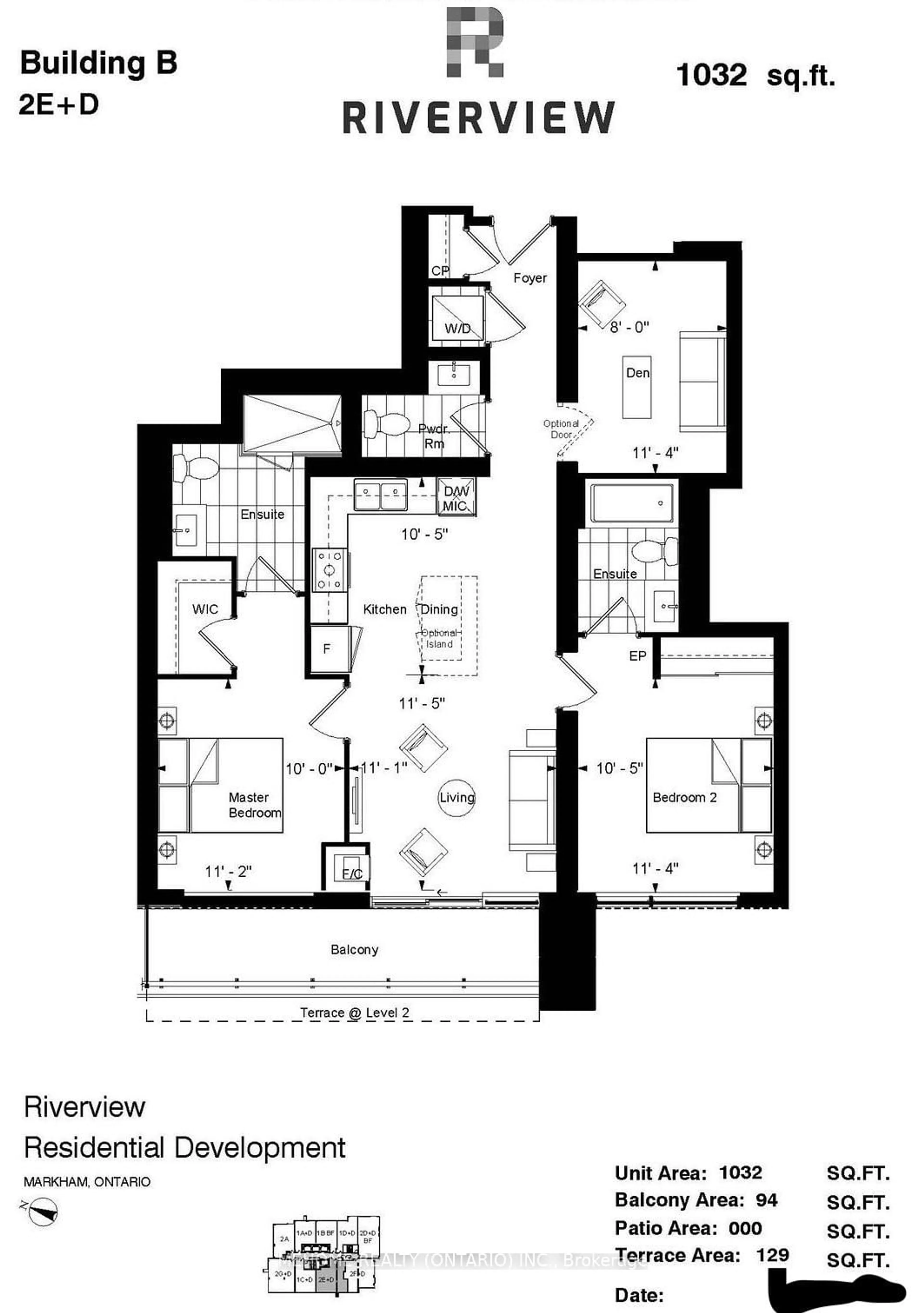 Floor plan for 18 Water Walk Dr #606, Markham Ontario L3R 6L5
