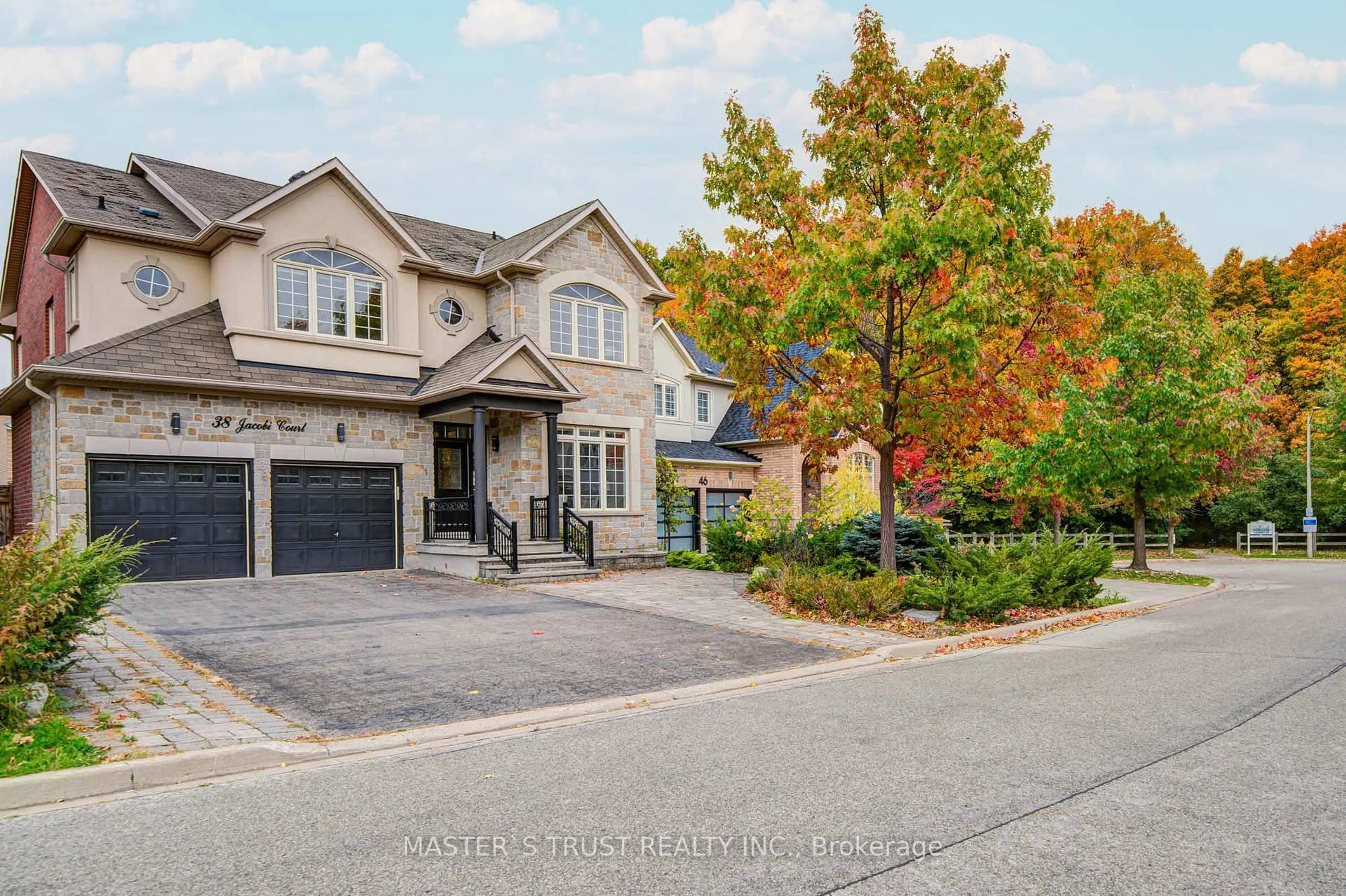 Home with brick exterior material, street for 38 Jacobi Crt, Vaughan Ontario L4J 9H8