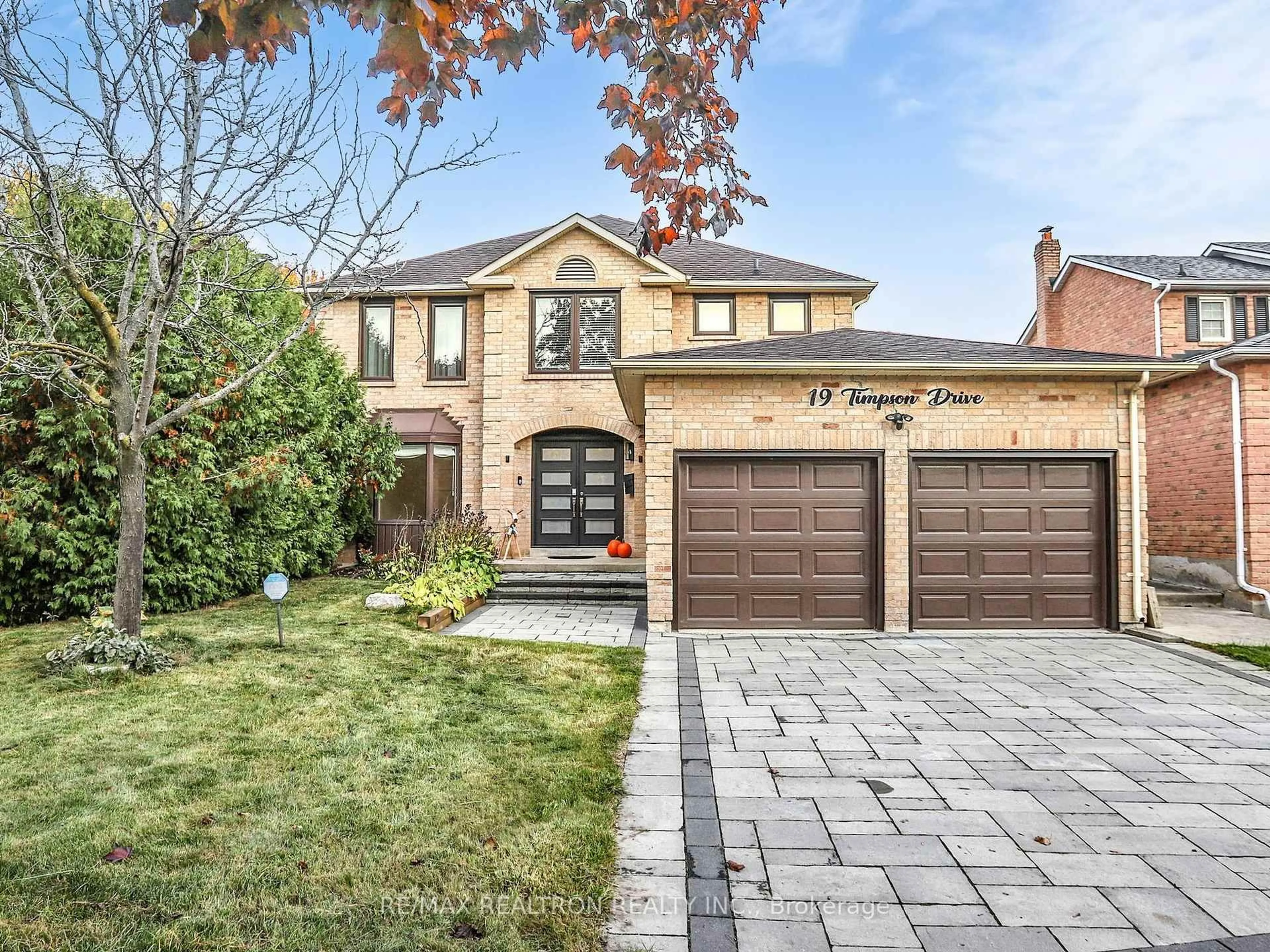 Home with brick exterior material, street for 19 Timpson Dr, Aurora Ontario L4G 5K7
