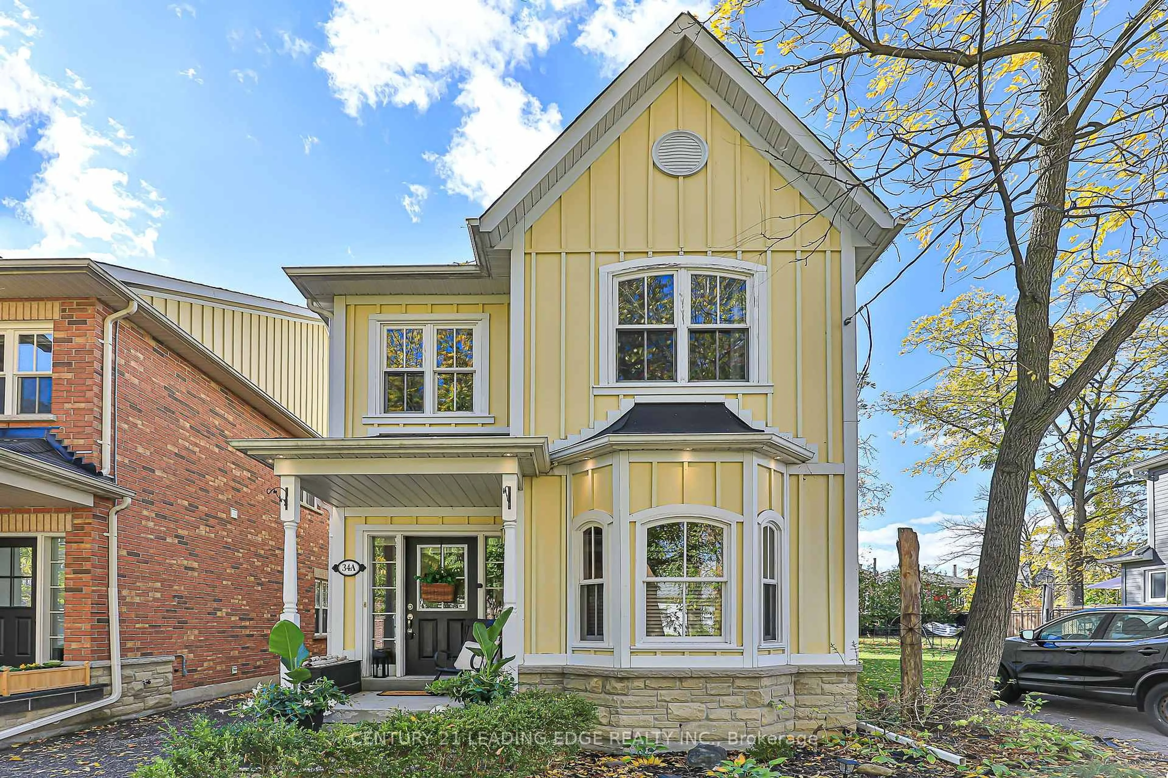 Home with brick exterior material, street for 34A WASHINGTON St, Markham Ontario L3P 2R5