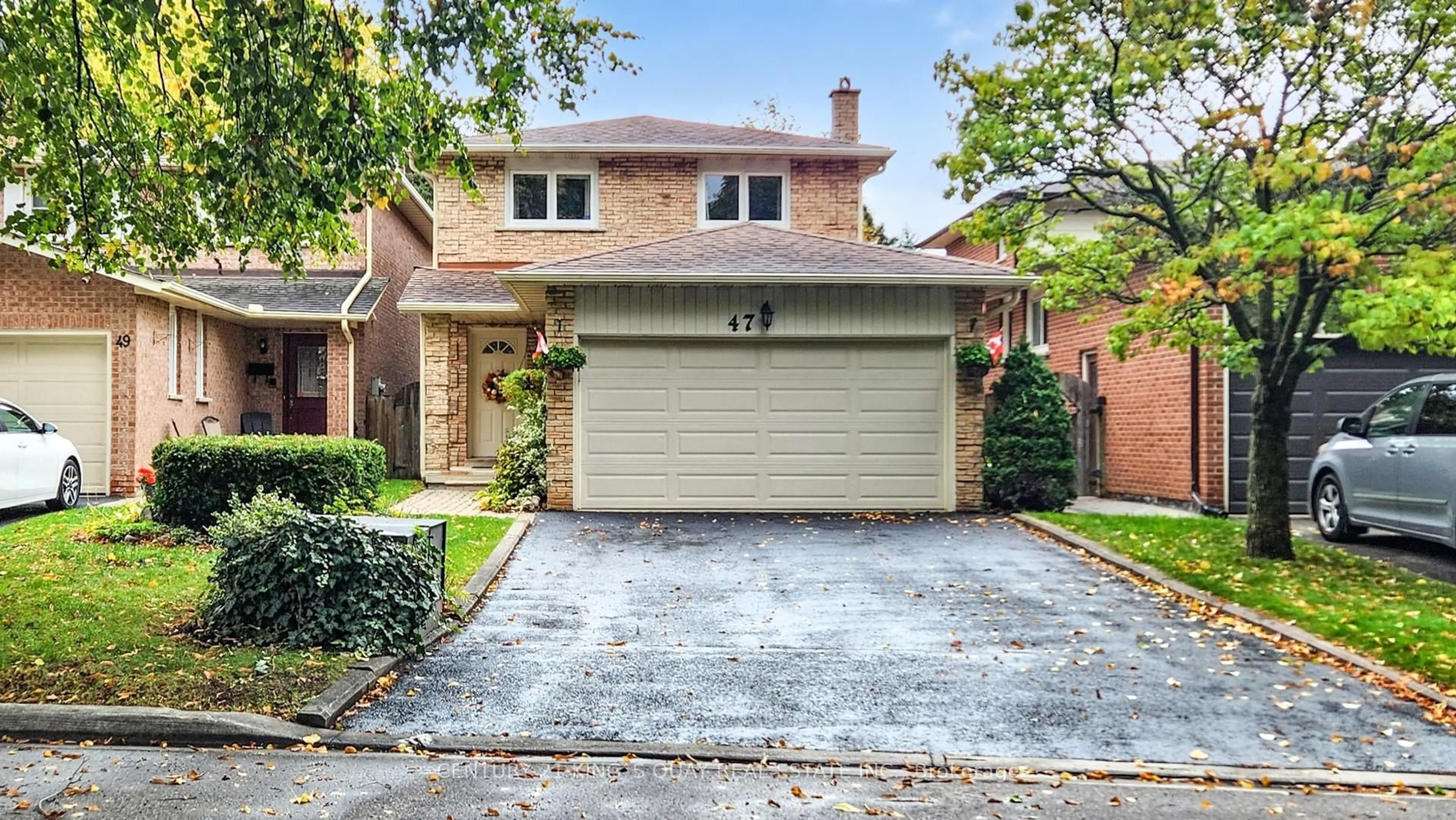 Home with brick exterior material, street for 47 Radford Cres, Markham Ontario L3P 4A2