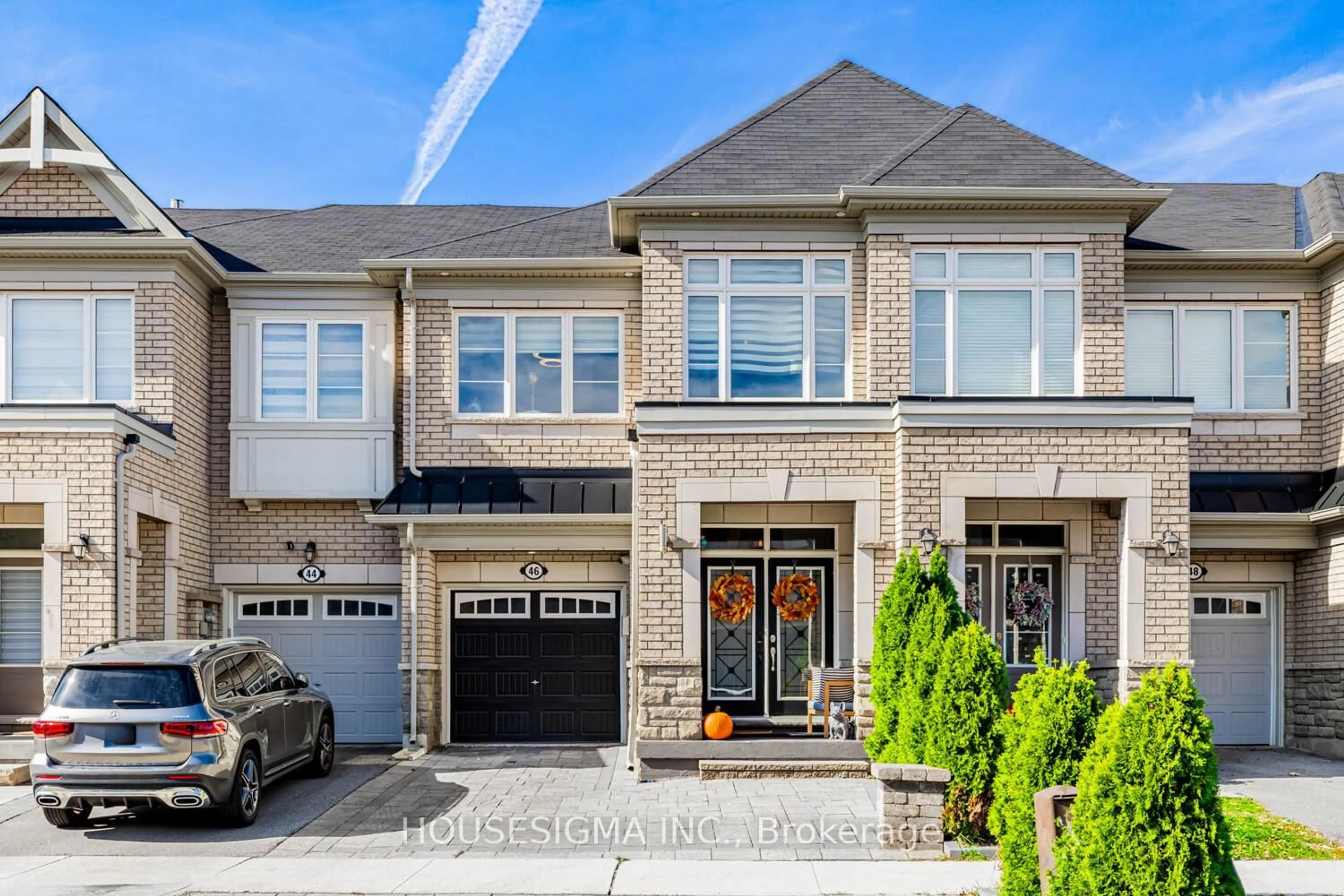 Home with brick exterior material, street for 46 Vedette Way, Vaughan Ontario L4H 4K3