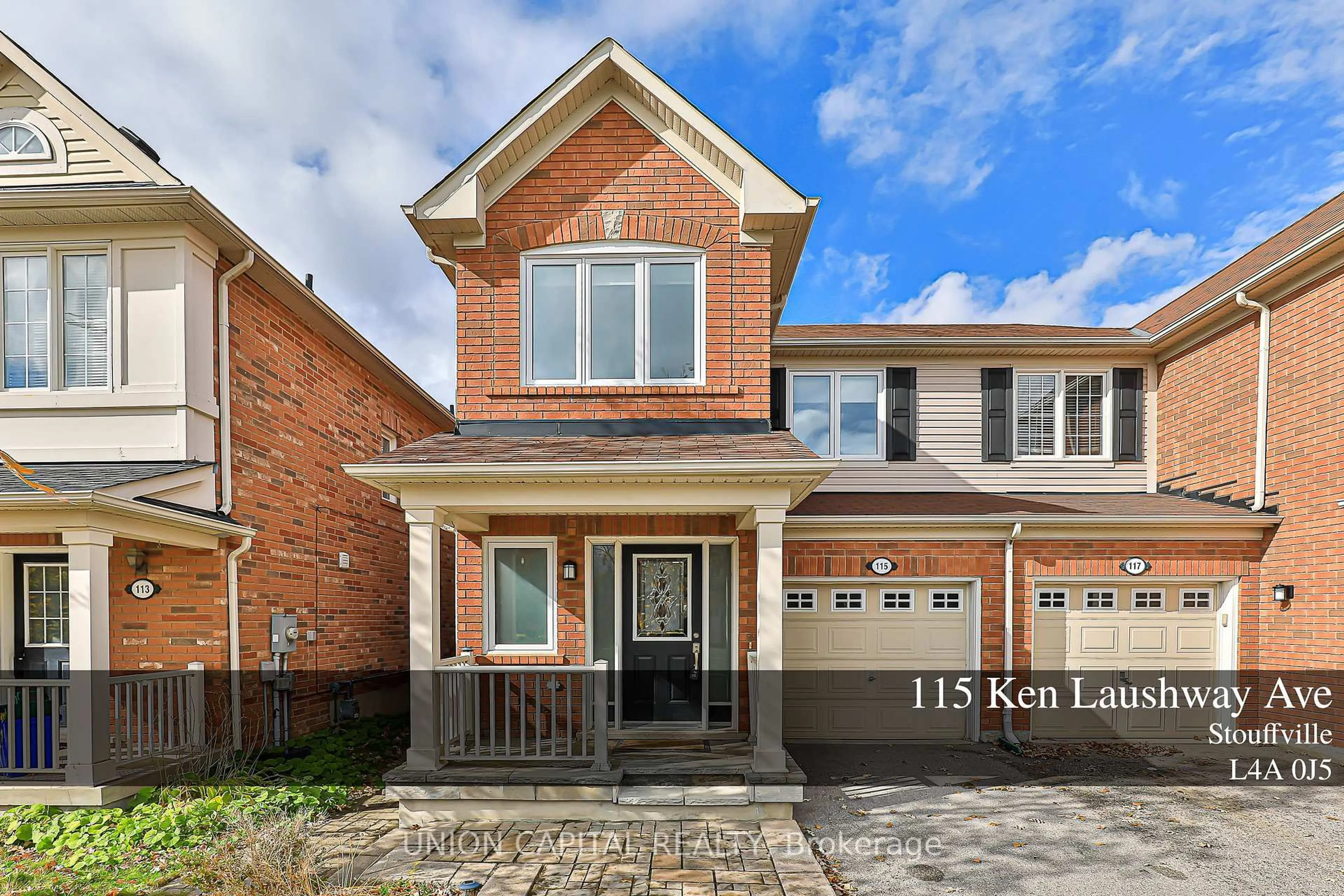 Home with brick exterior material, street for 115 Ken Laushway Ave, Whitchurch-Stouffville Ontario L4A 0J5