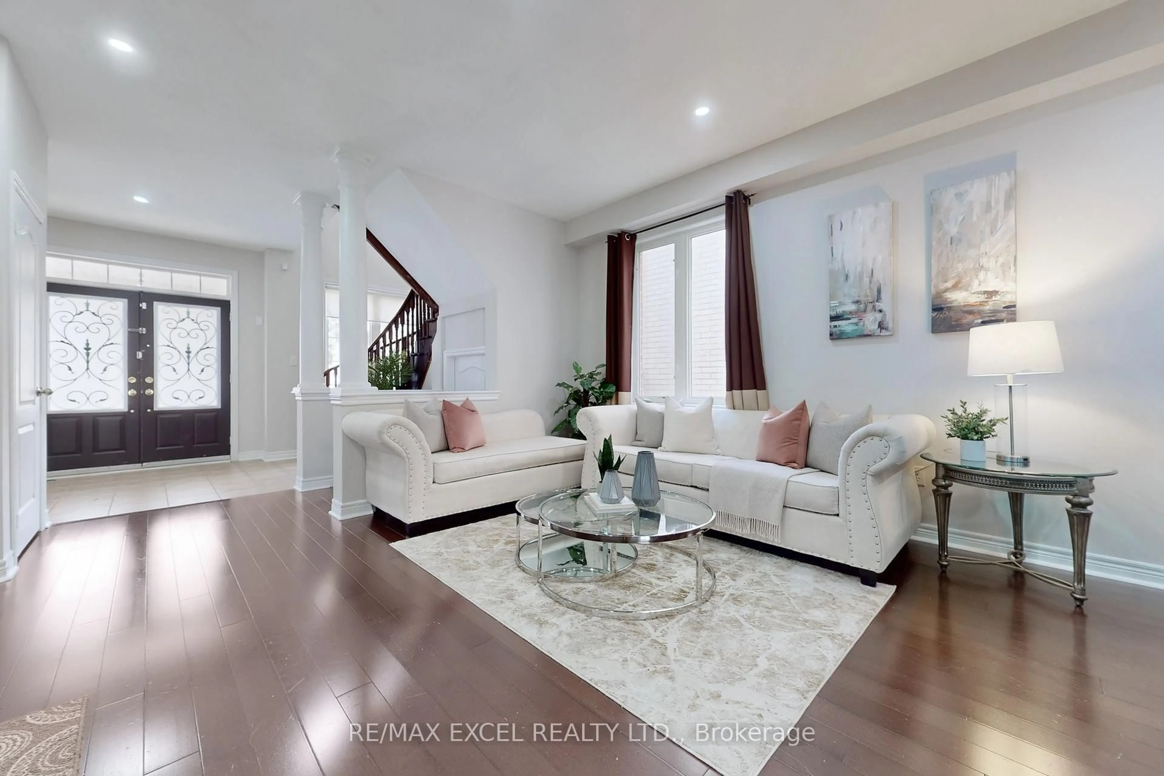 Living room with furniture, unknown for 25 Lundy Dr, Markham Ontario L6B 0G1