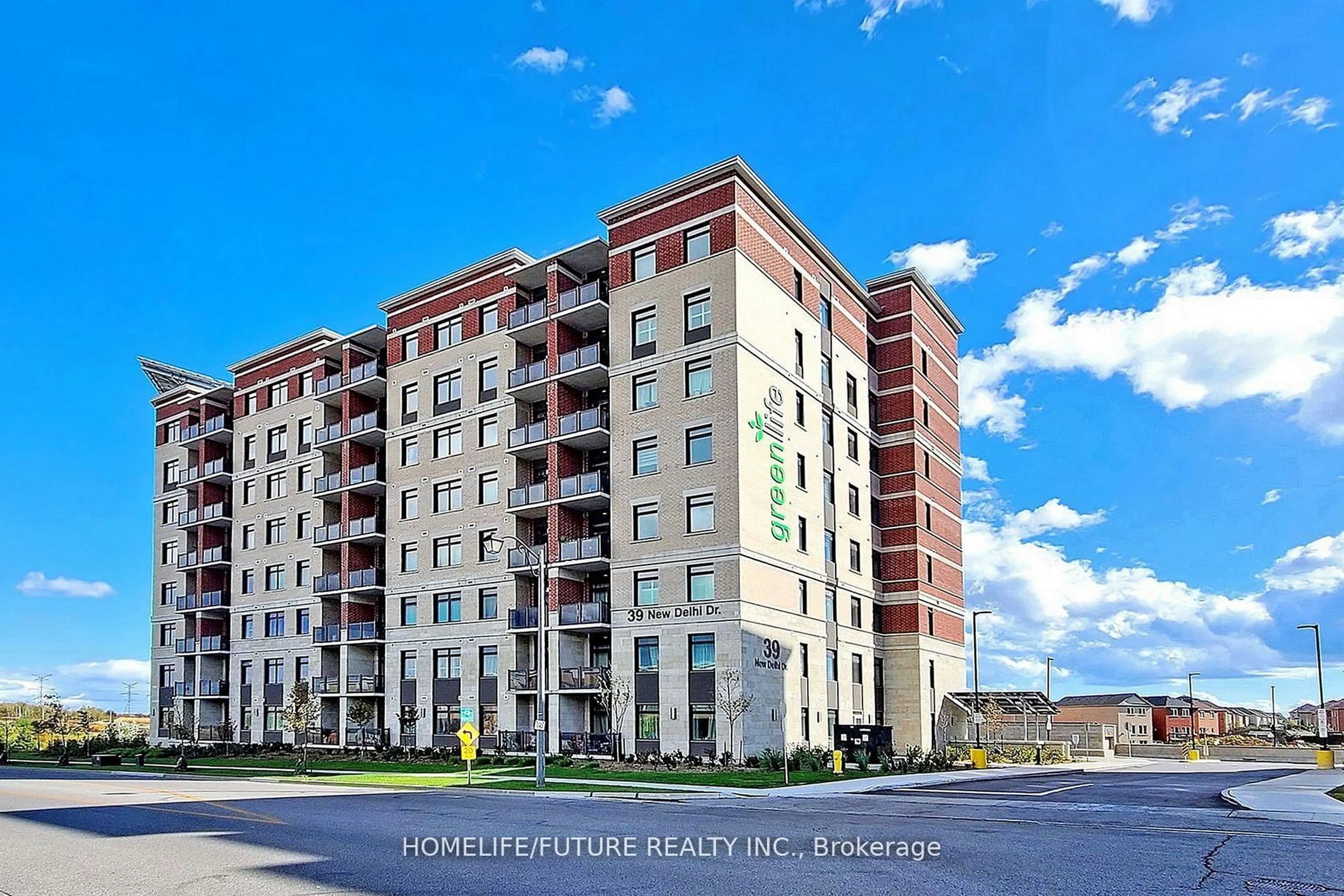 A pic from outside/outdoor area/front of a property/back of a property/a pic from drone, building for 39 New Delhi Dr #809, Markham Ontario L3S 0E1