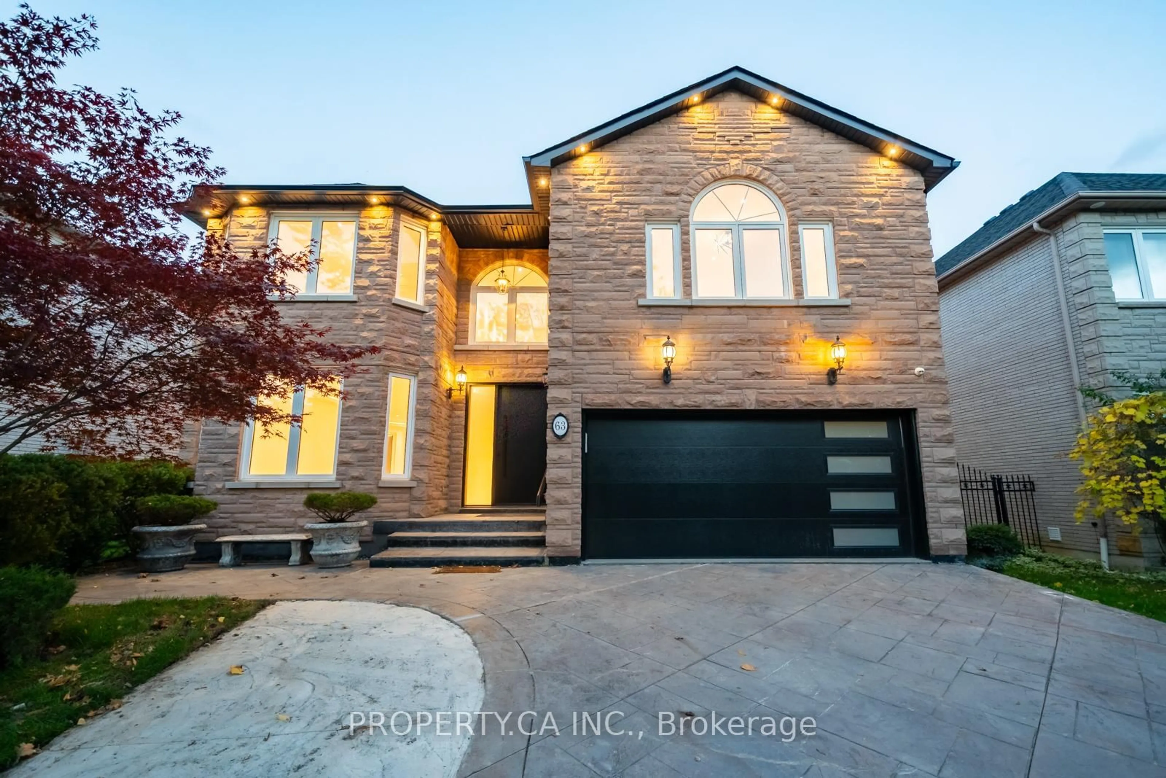 Home with brick exterior material, street for 63 Concord Rd, Vaughan Ontario L4J 3M2