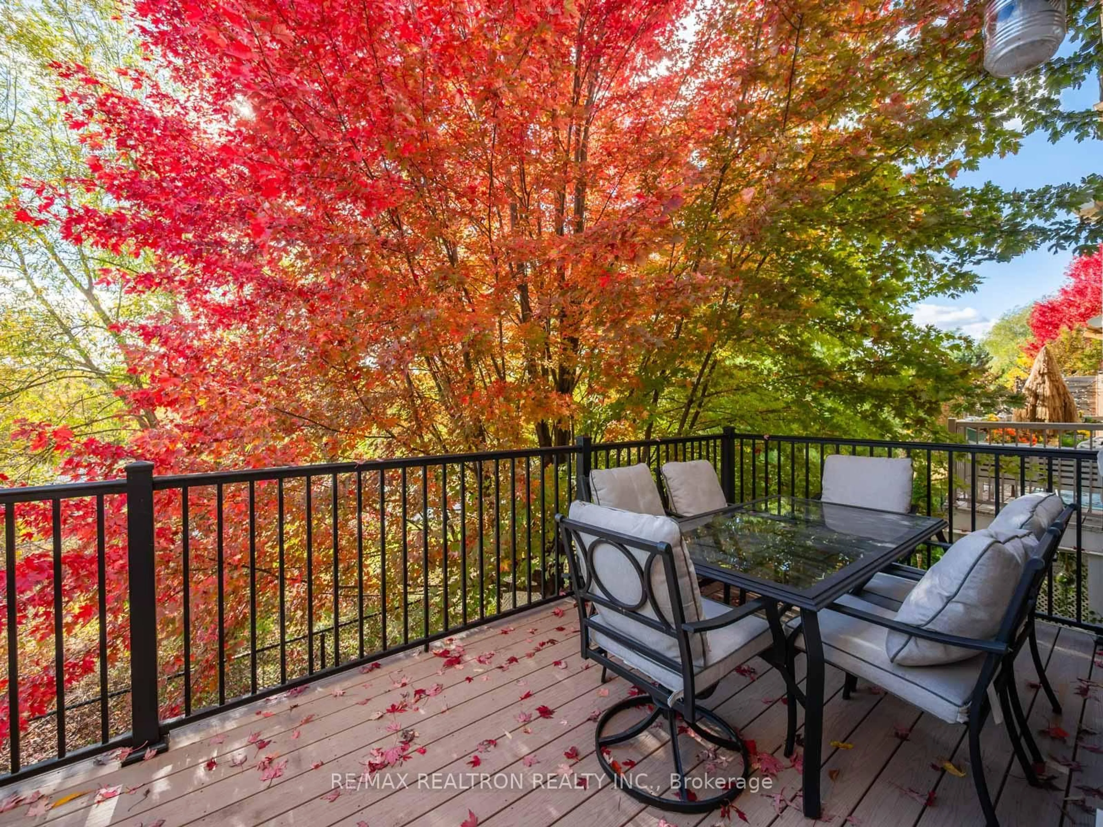 Patio, forest/trees view for 8900 Bathurst St #8, Vaughan Ontario L4J 8A7