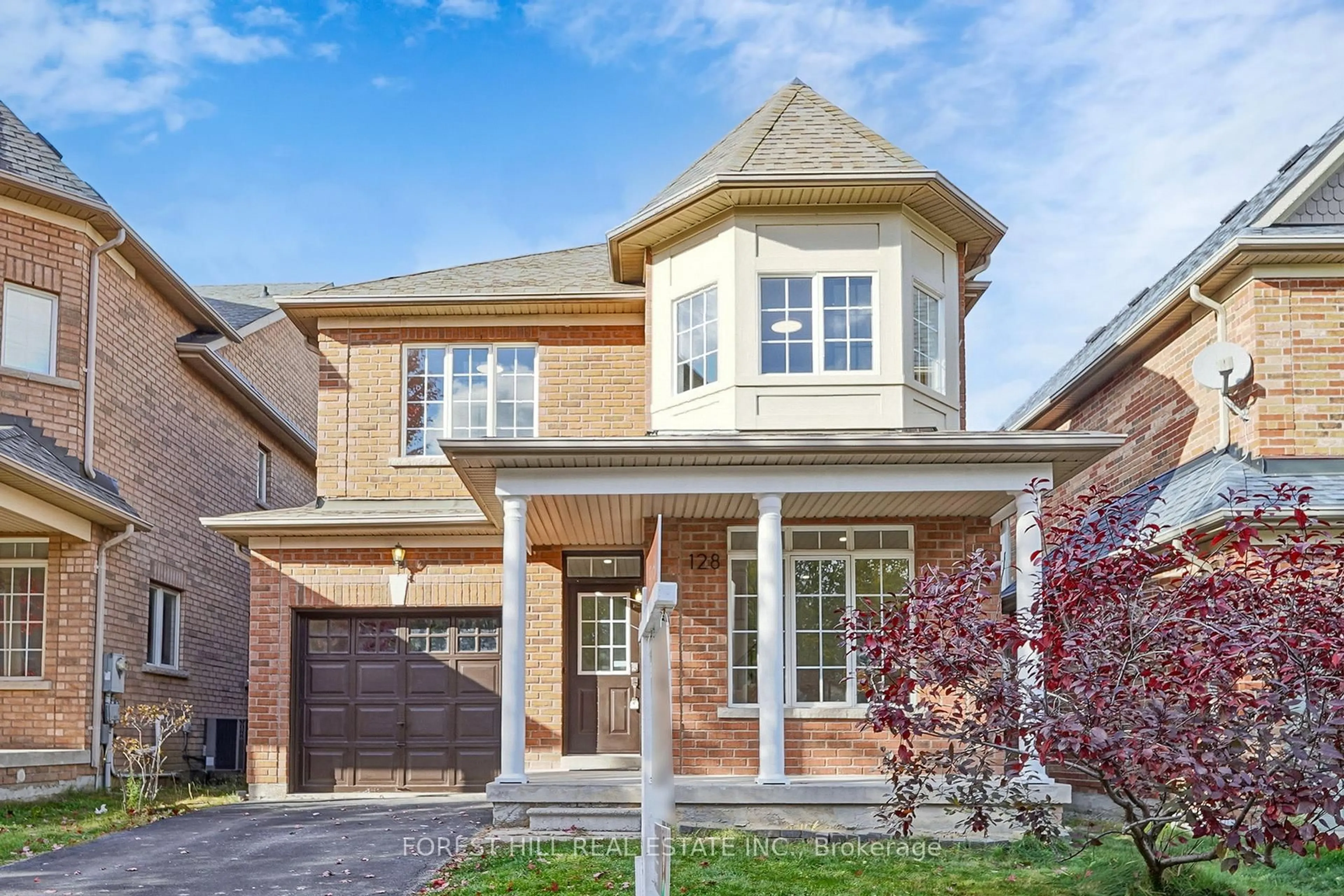 Home with brick exterior material, street for 128 Weatherill Rd, Markham Ontario L6C 2Y3