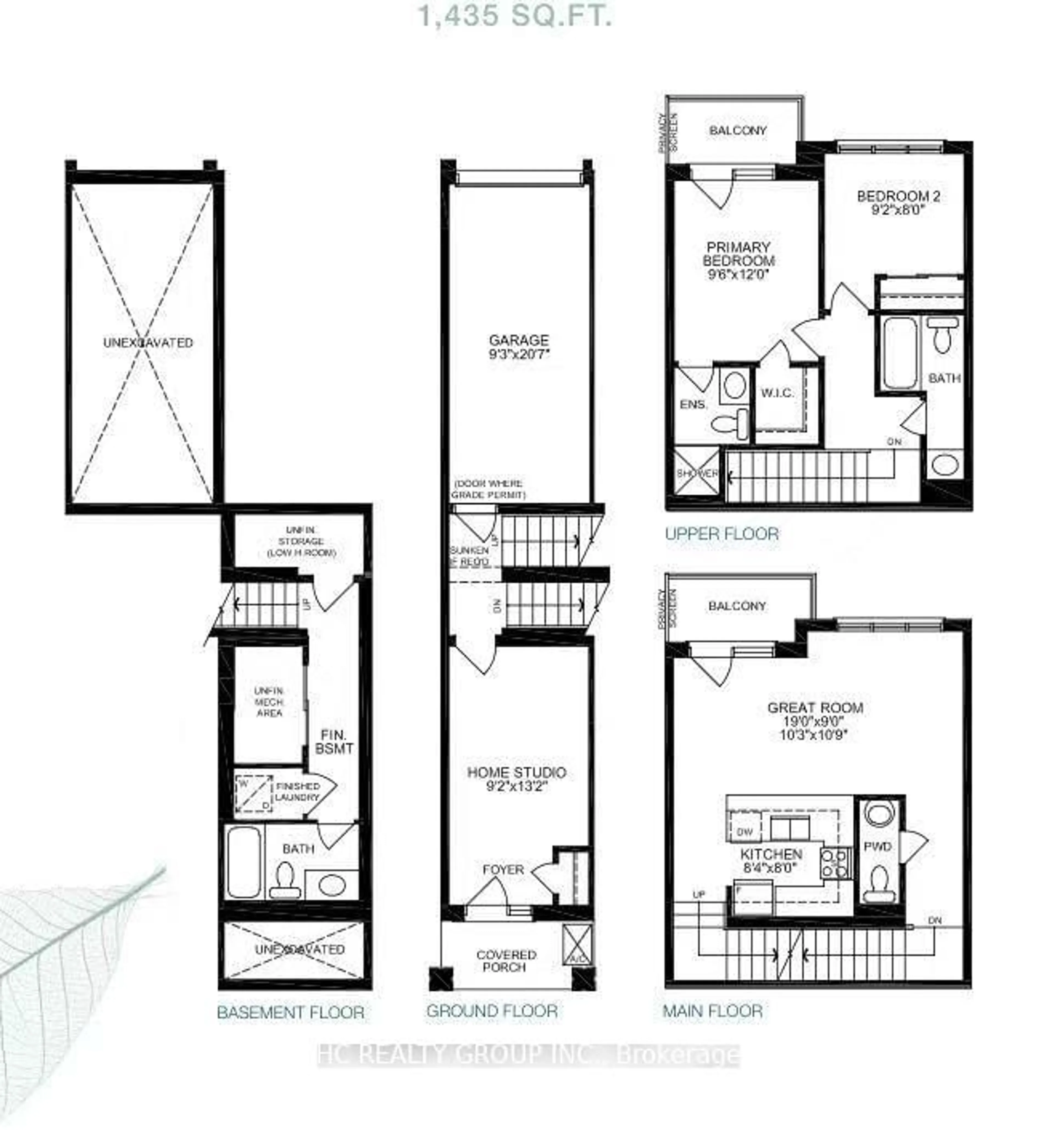 Floor plan for 63 Matawin Lane, Richmond Hill Ontario L4B 0H8