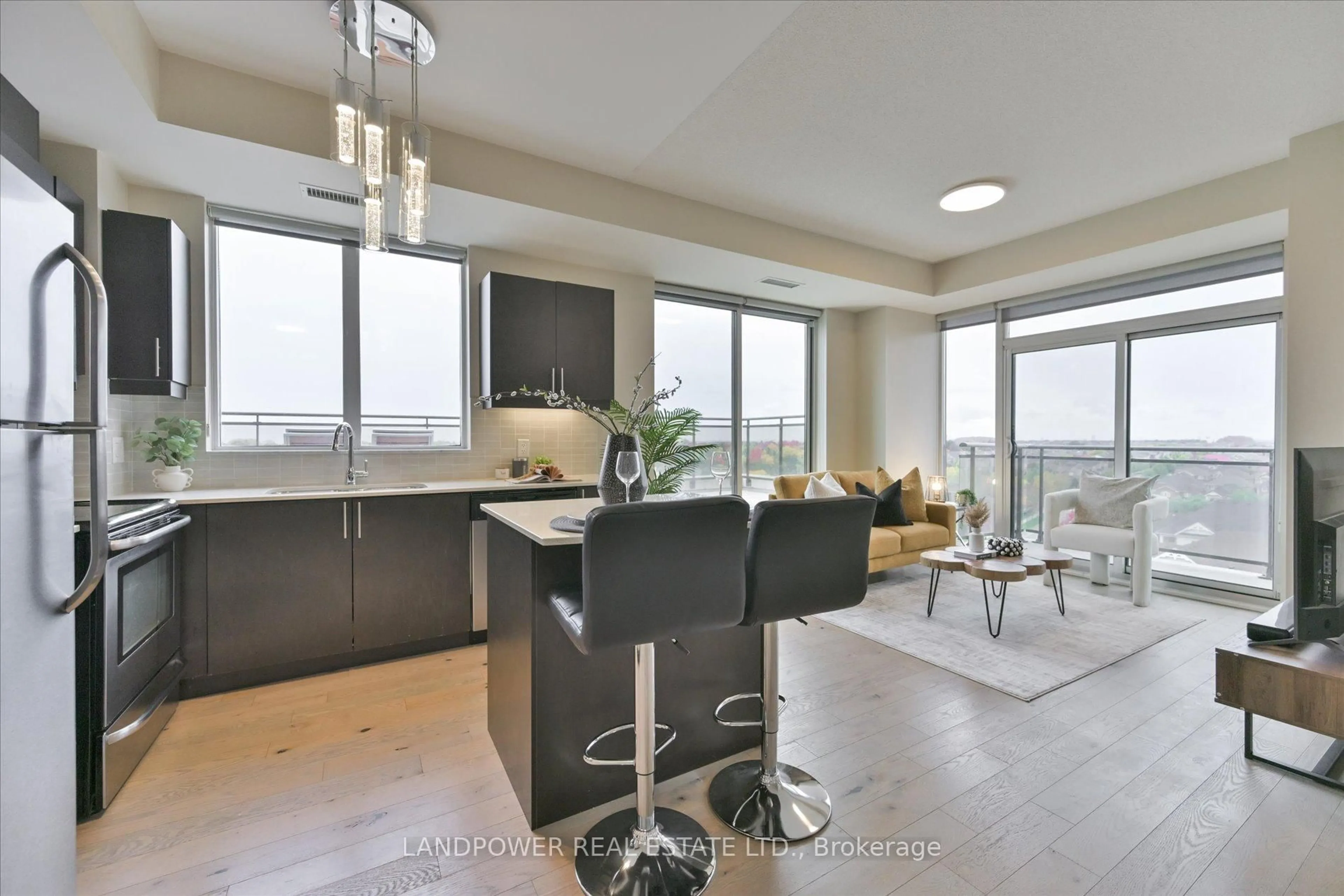 Open concept kitchen, unknown for 9500 Markham Rd #805, Markham Ontario L6E 0N7