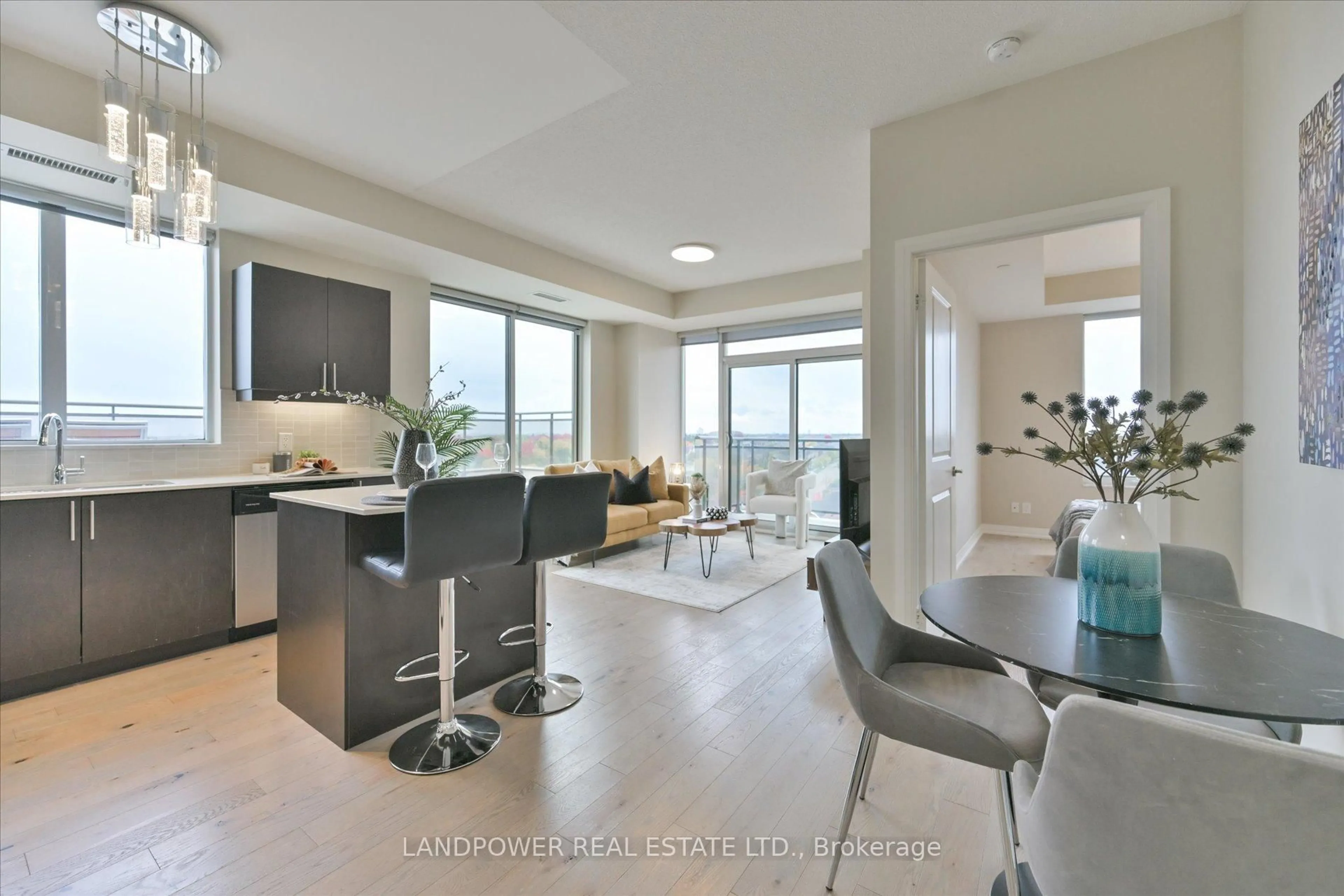 Open concept kitchen, unknown for 9500 Markham Rd #805, Markham Ontario L6E 0N7