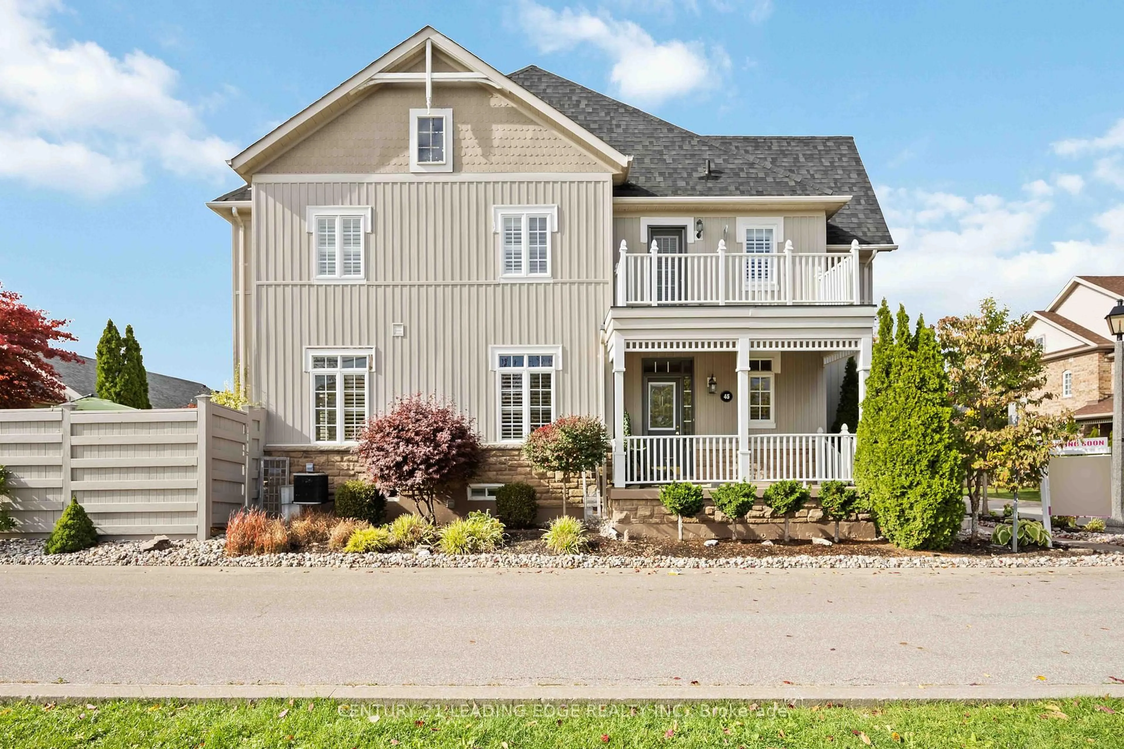 Home with brick exterior material, street for 45 BRUCE CREEK Dr, Markham Ontario L6C 2V8