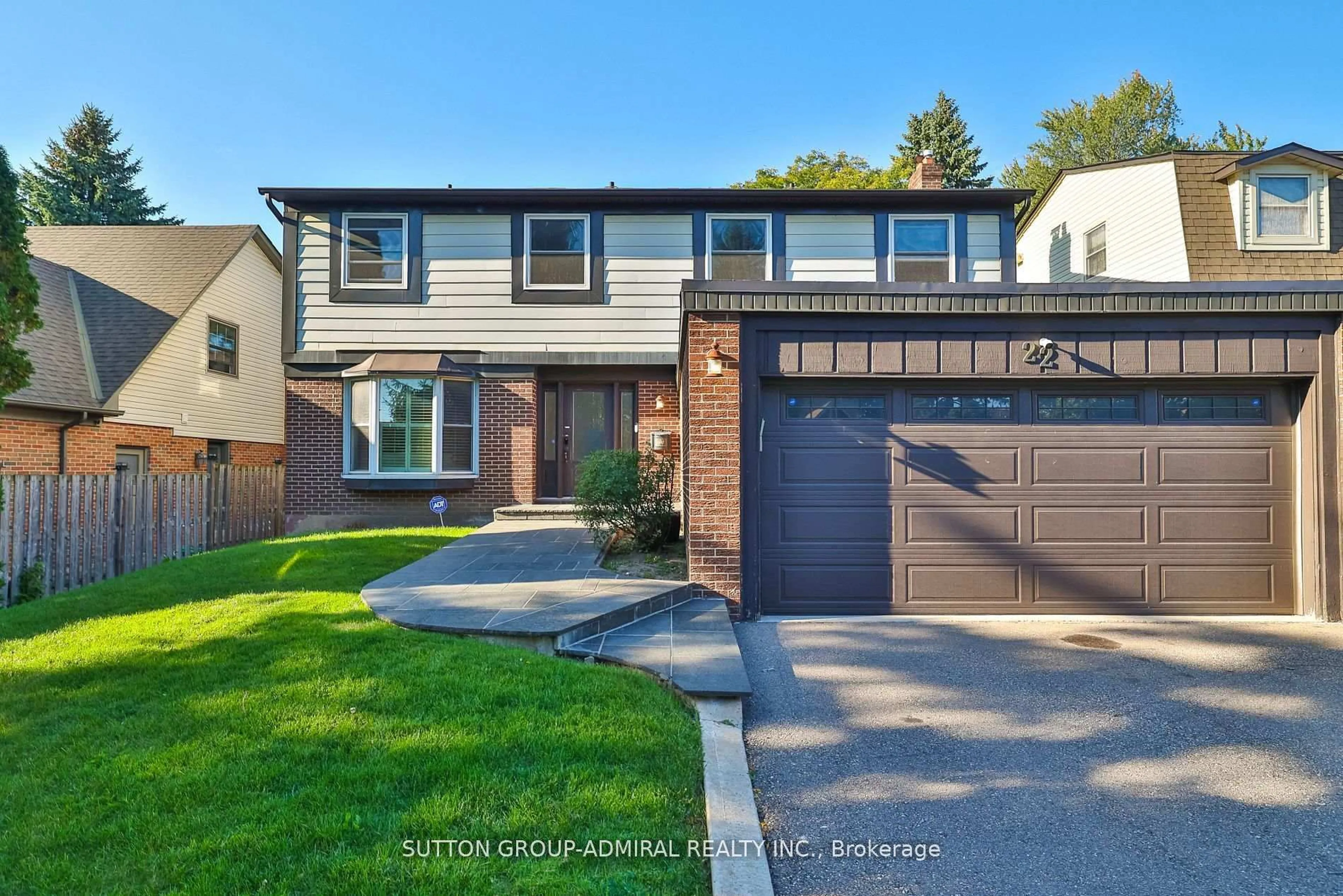 Home with brick exterior material, street for 22 Cobblestone Dr, Markham Ontario L3T 4E4